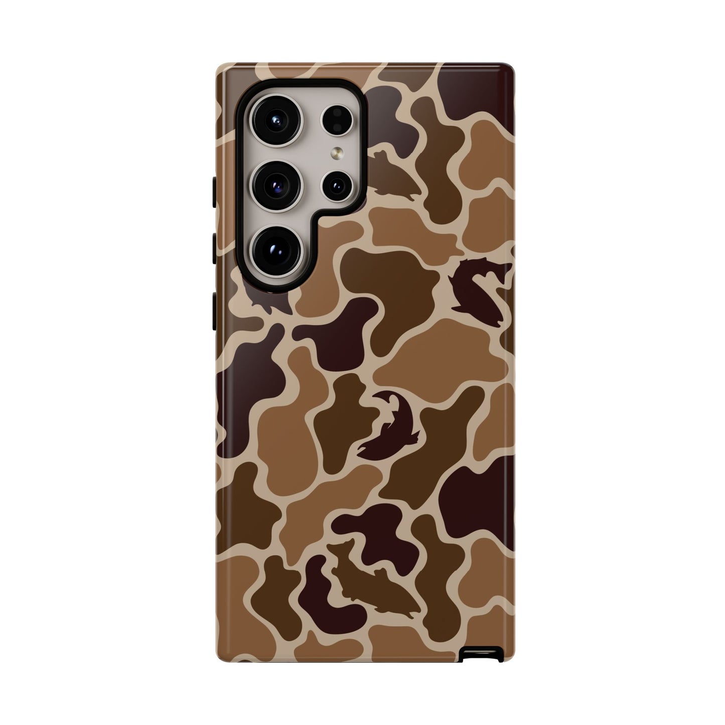Brown Shark Camo design Tough Cases