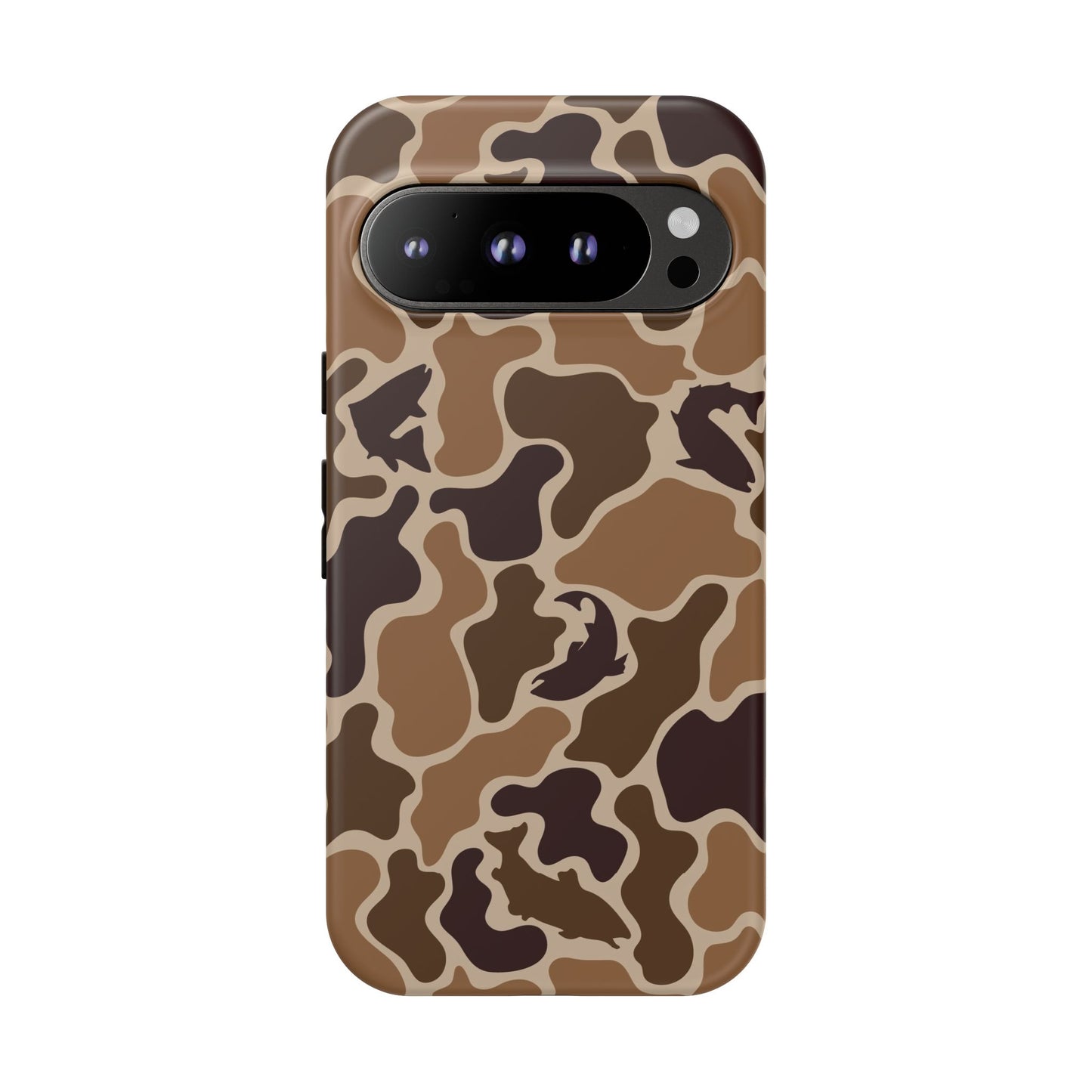 Brown Shark Camo design Tough Cases