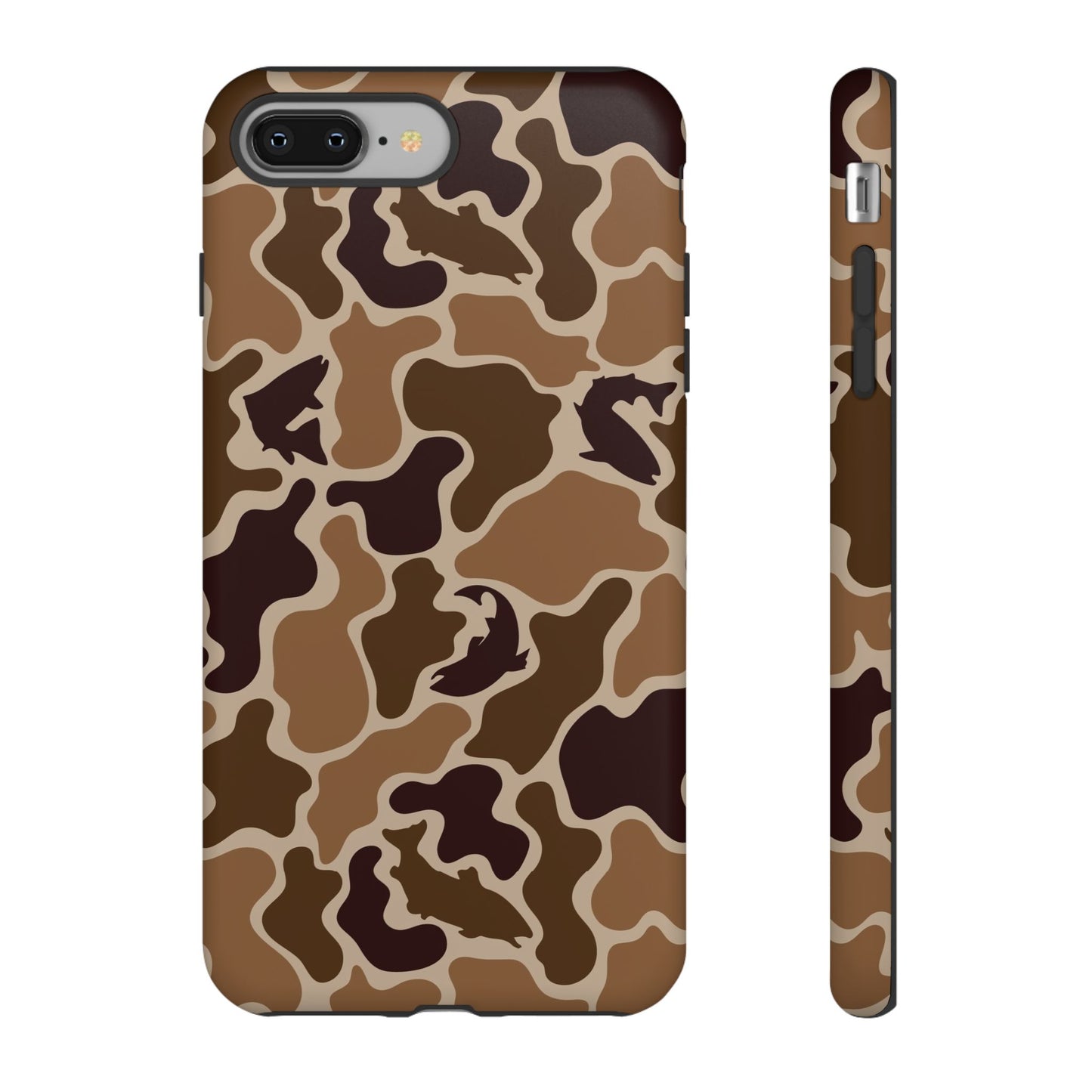 Brown Shark Camo design Tough Cases