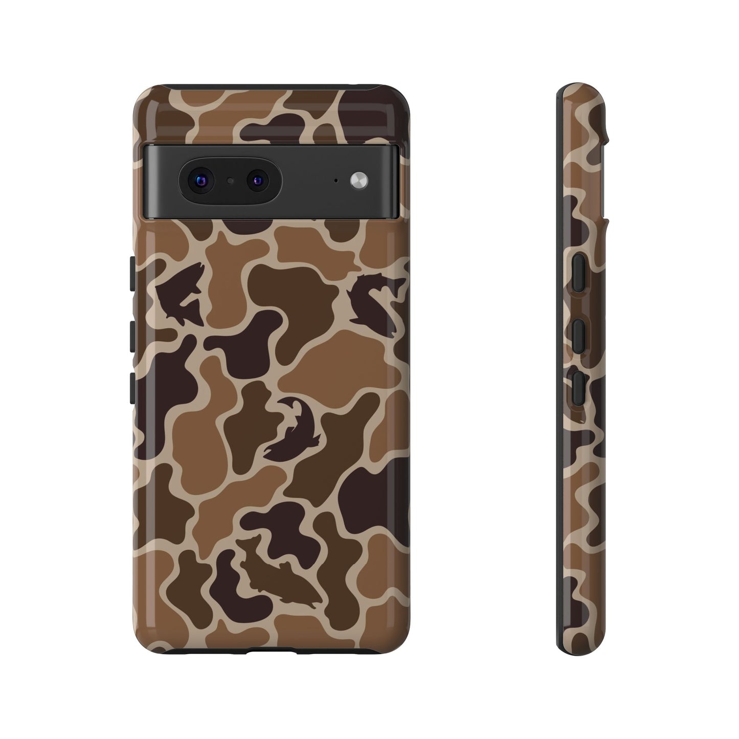 Brown Shark Camo design Tough Cases