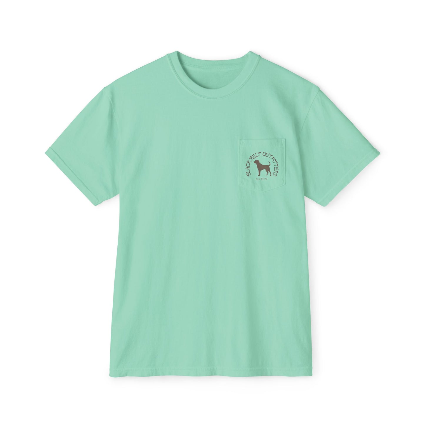DEER HUNTING DOG (2) Unisex Heavy Cotton Pocket Tee