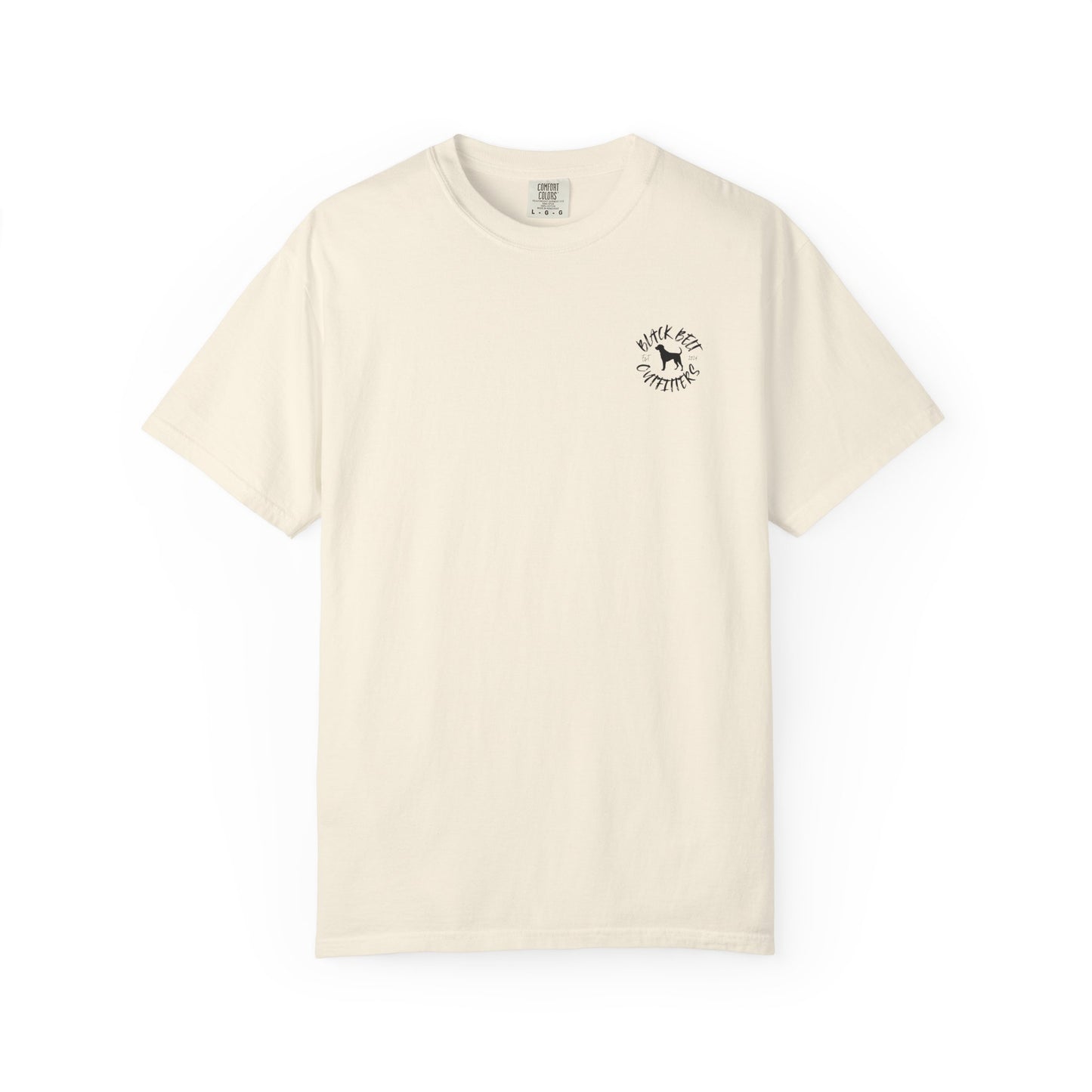Black Belt Outfitters Camo Logo Unisex Garment-Dyed Pocket T-Shirt