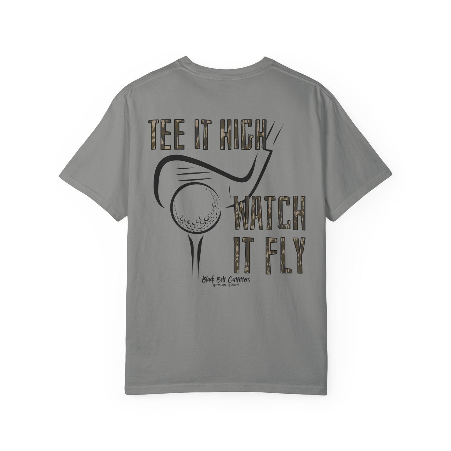 Tee It High Watch It Fly Unisex T-Shirt, Perfect for Gifts, Father's Day, Golf Events, Casual Wear, Comfortable Tee