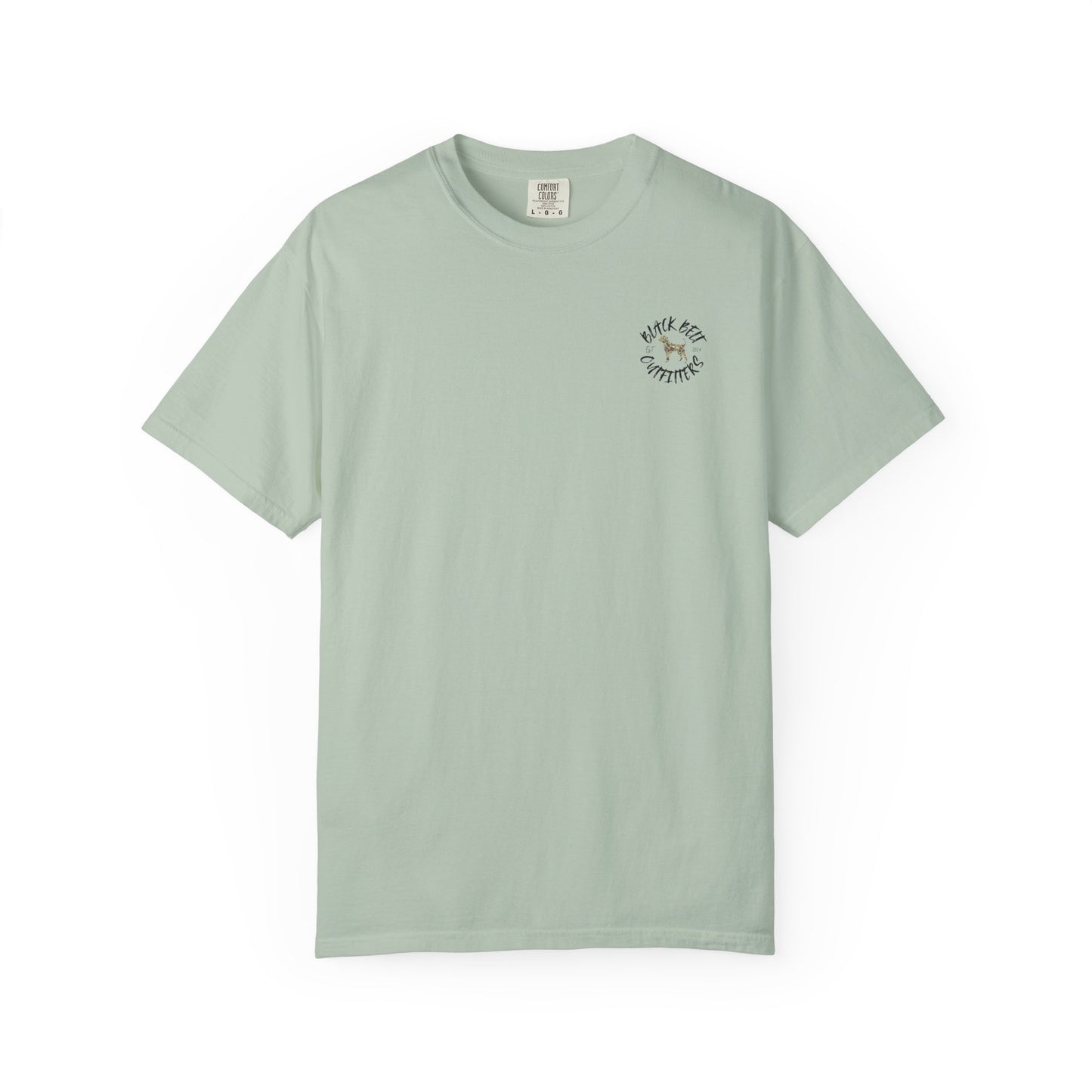 Golf Theme American Flag Unisex Garment-Dyed T-shirt