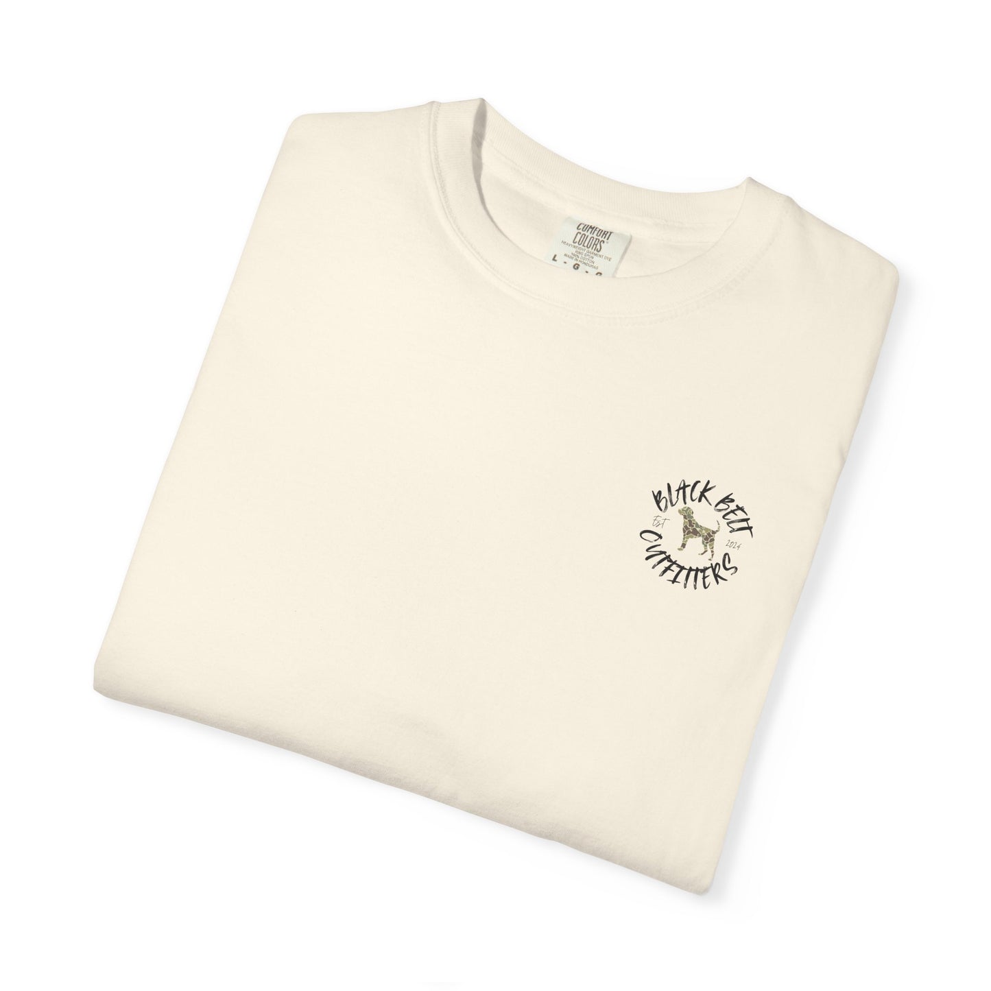 Golf Theme American Flag Unisex Garment-Dyed T-shirt