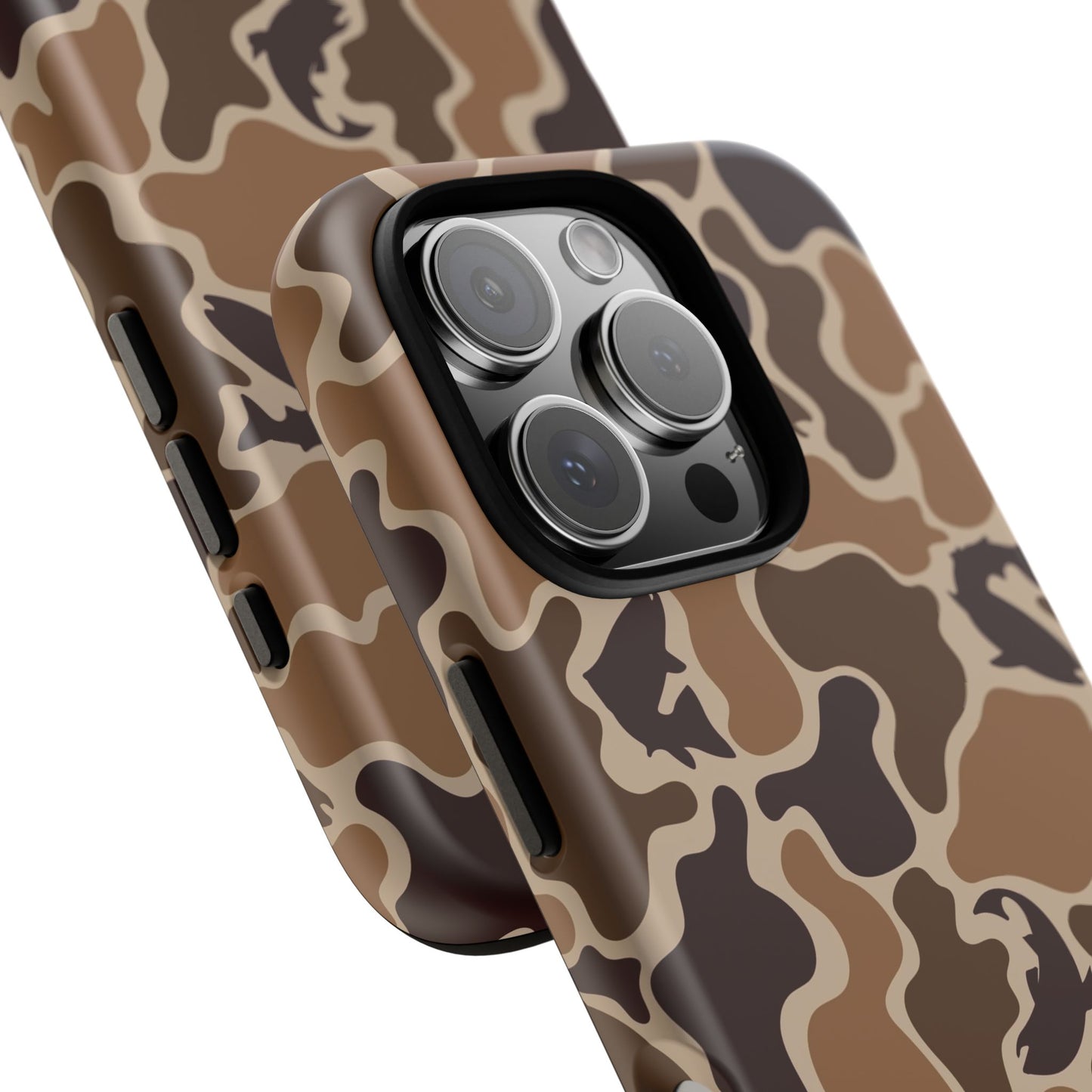 Brown Shark Camo design Tough Cases
