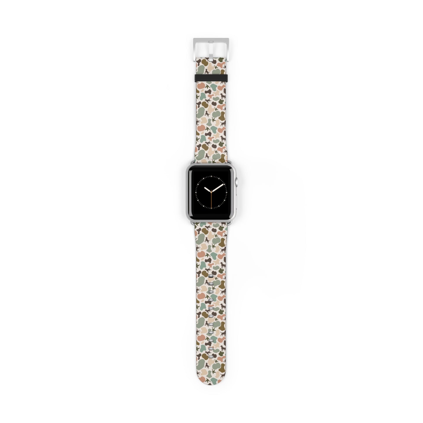 Old school camo duck and dog custom print Watch Band