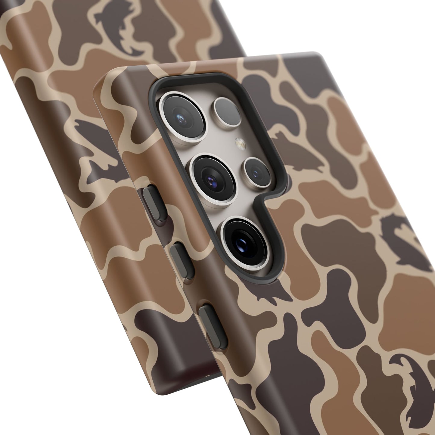 Brown Shark Camo design Tough Cases