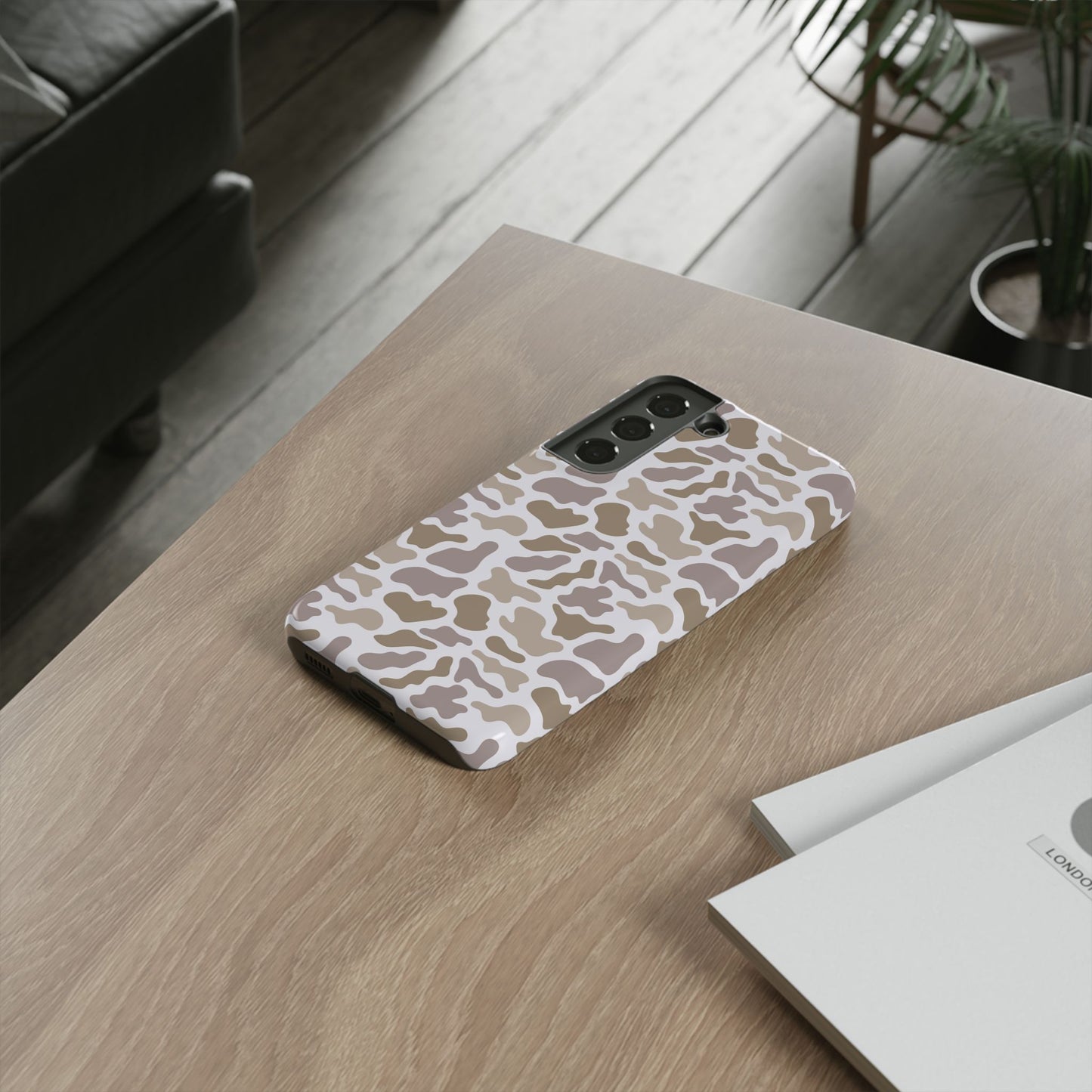 Grey Camo custom design Tough Cases