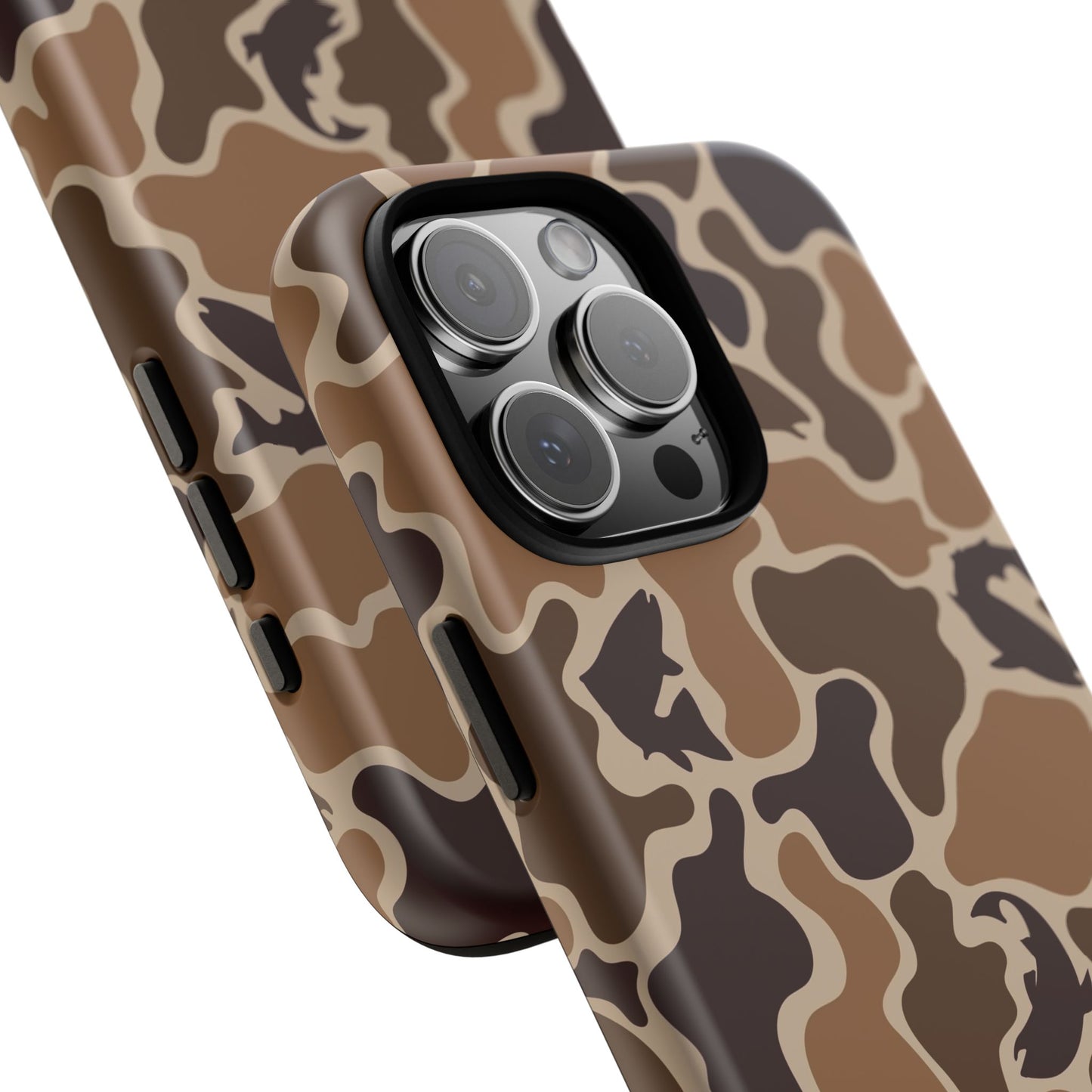 Brown Shark Camo design Tough Cases