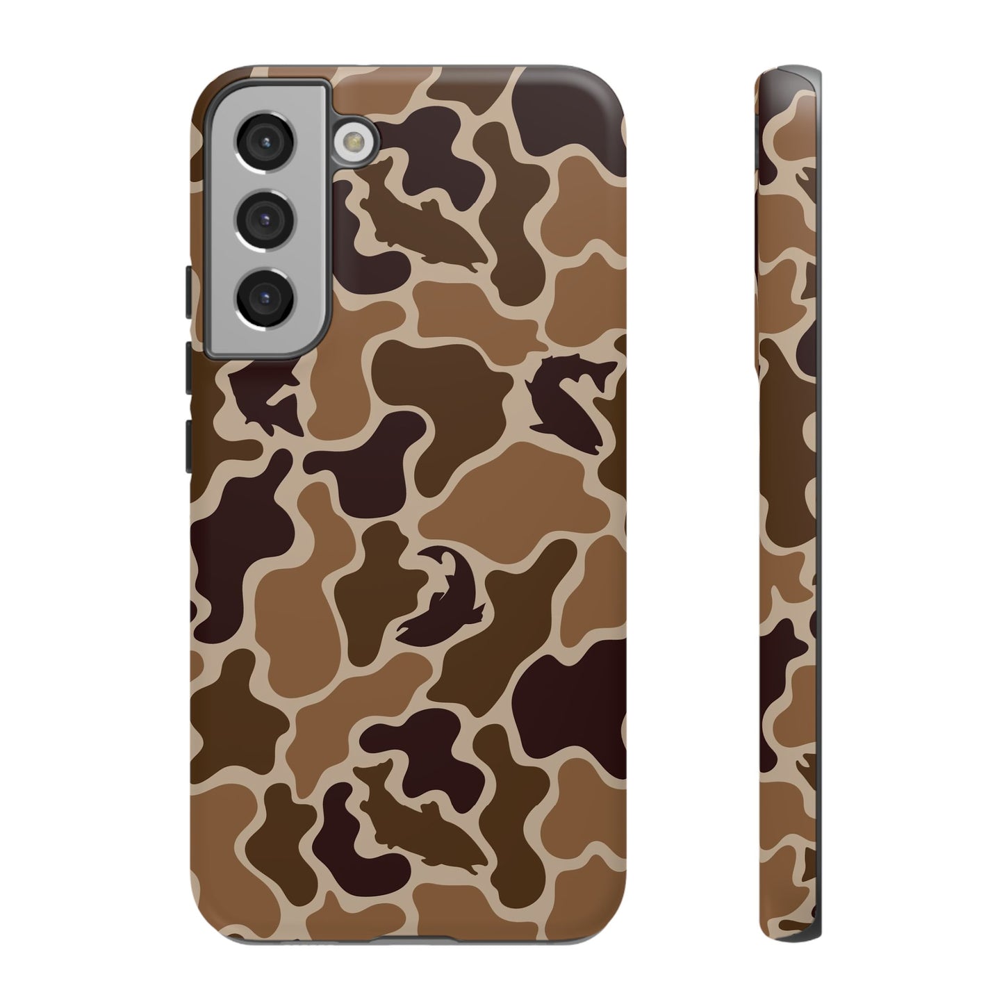 Brown Shark Camo design Tough Cases
