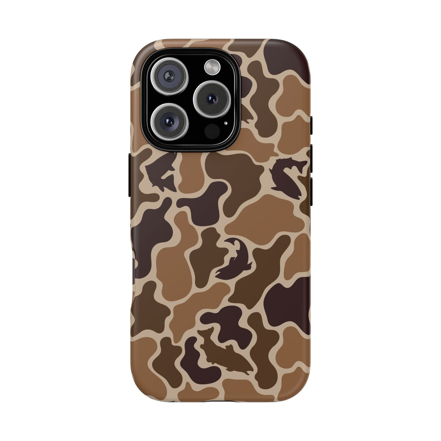 Brown Shark Camo design Tough Cases