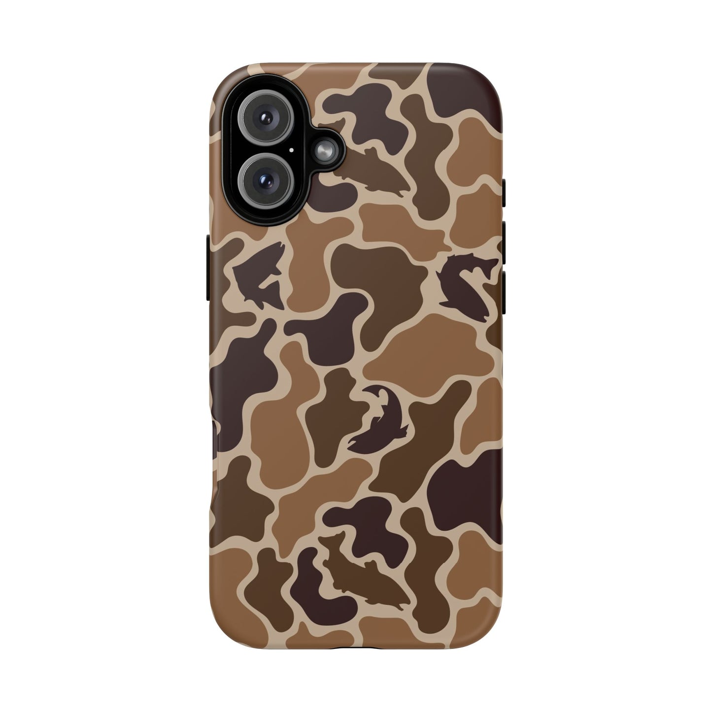 Brown Shark Camo design Tough Cases