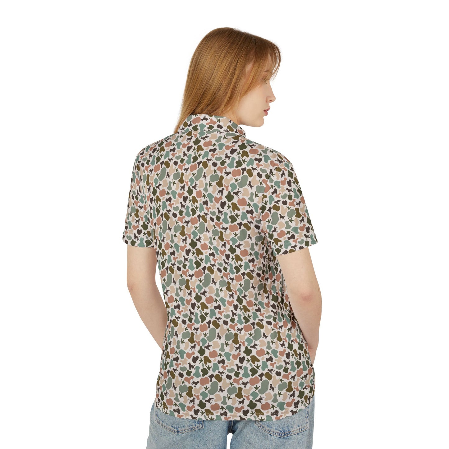 Duck Camo Unisex Polo Shirt, Casual Wear, Outdoor Adventures, Gift for Him, Summer Look