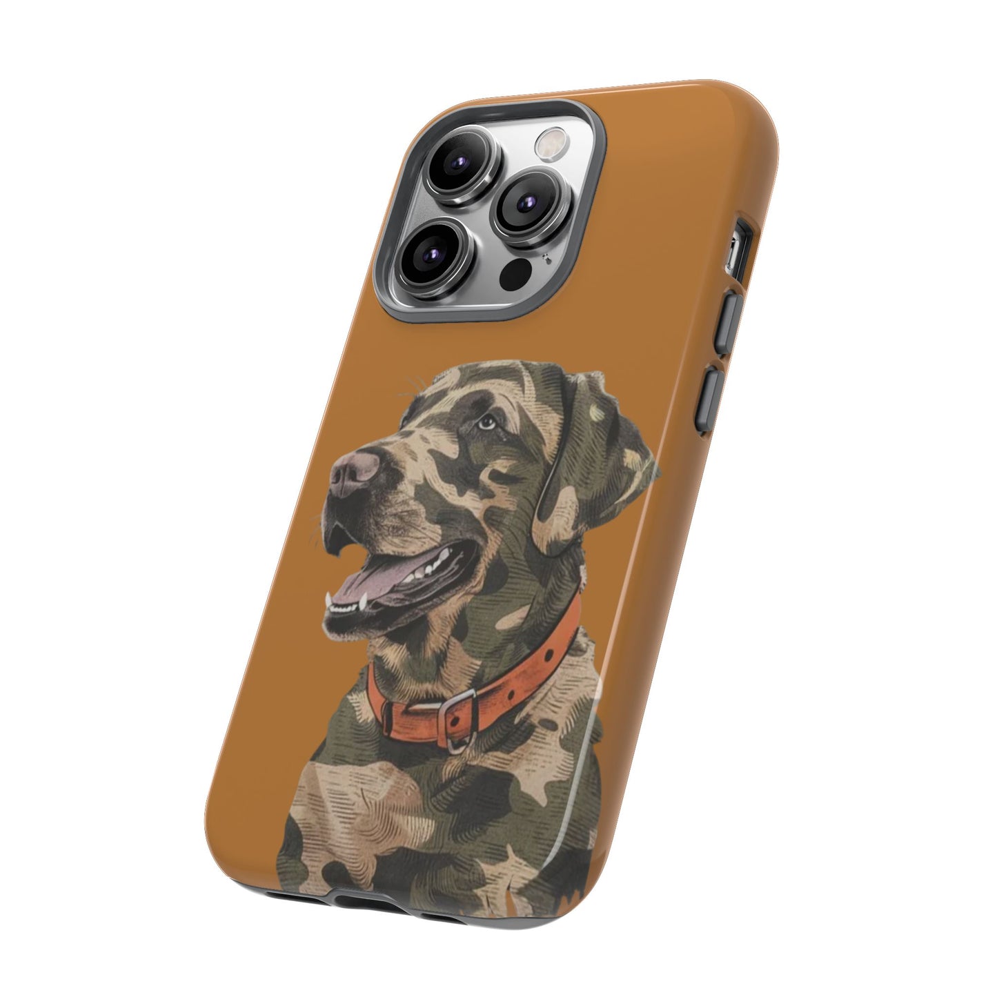 Camo Duck Dog custom design Tough Cases