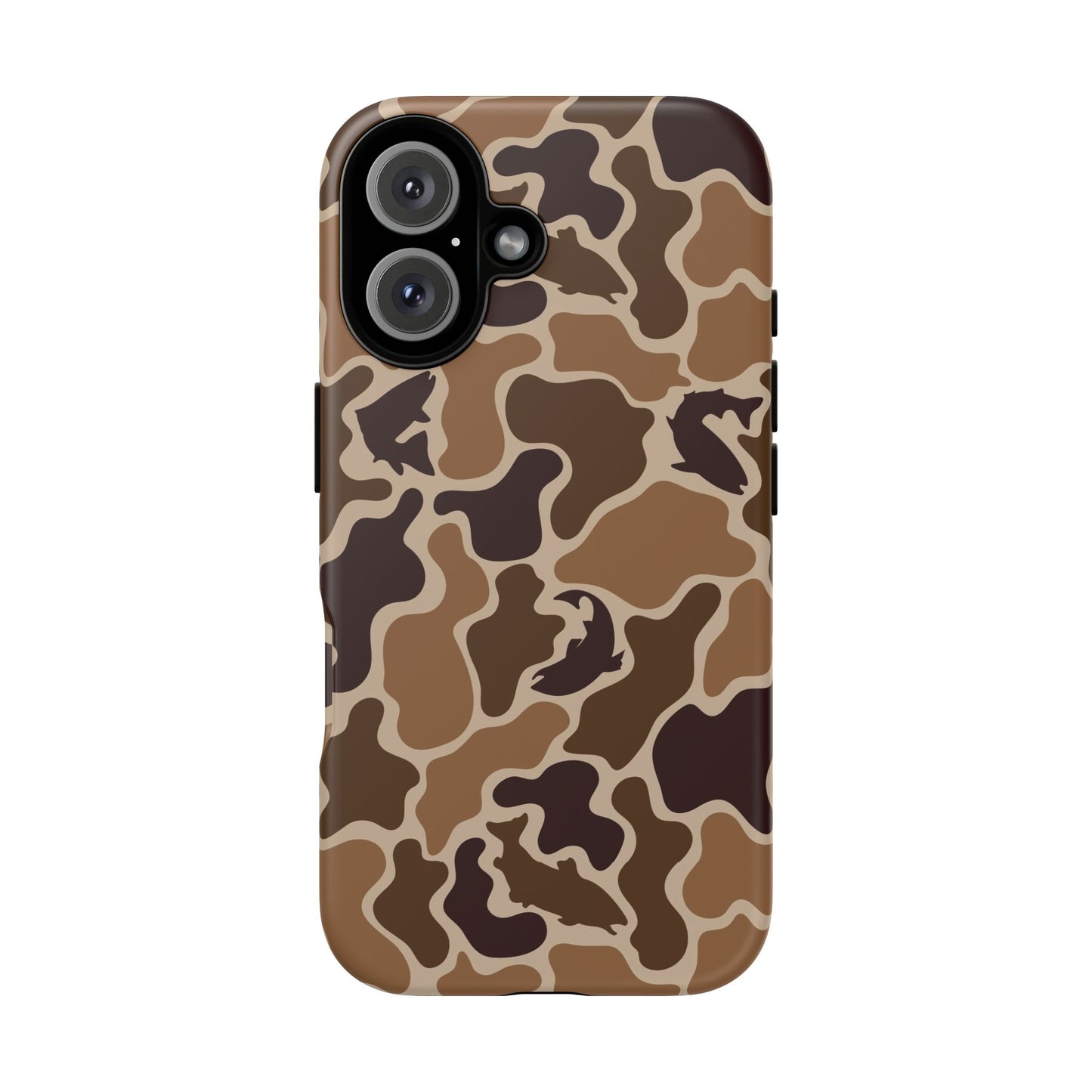 Brown Shark Camo design Tough Cases