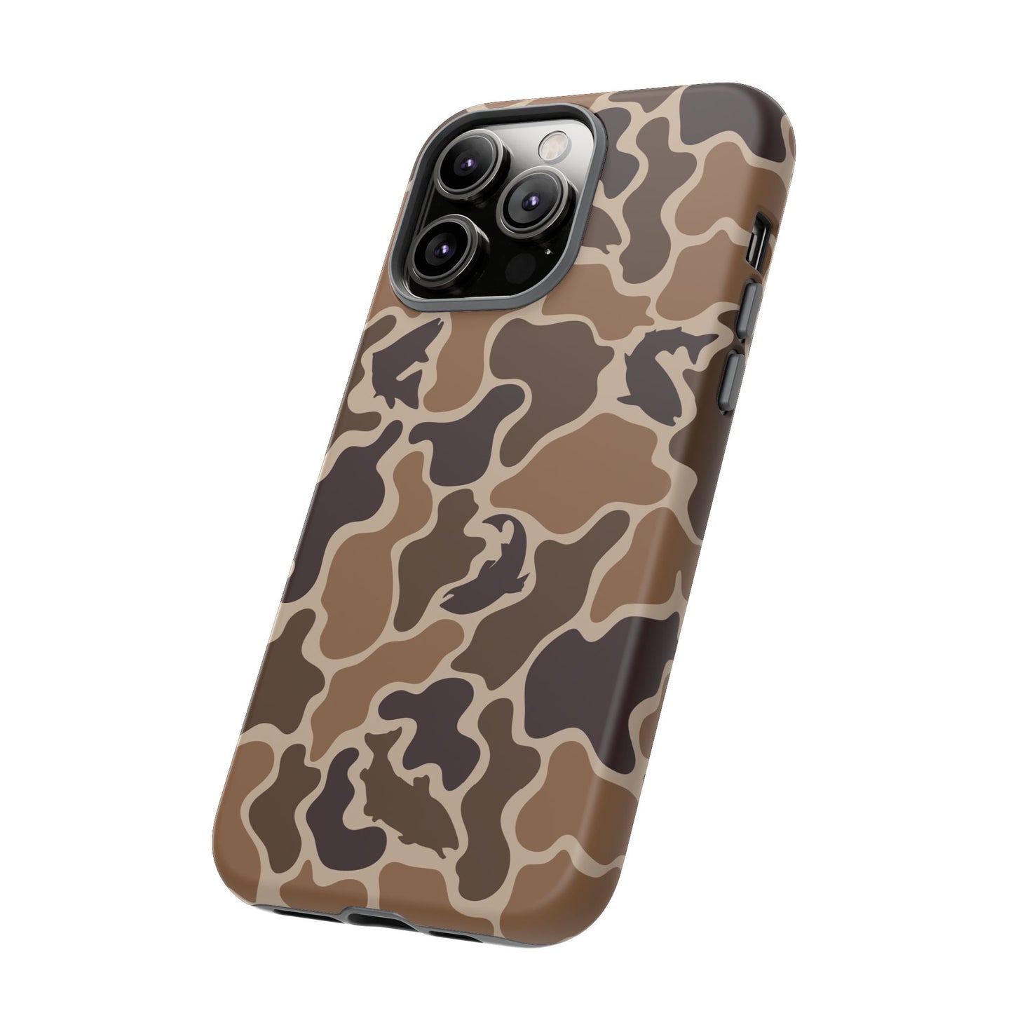 Brown Shark Camo design Tough Cases