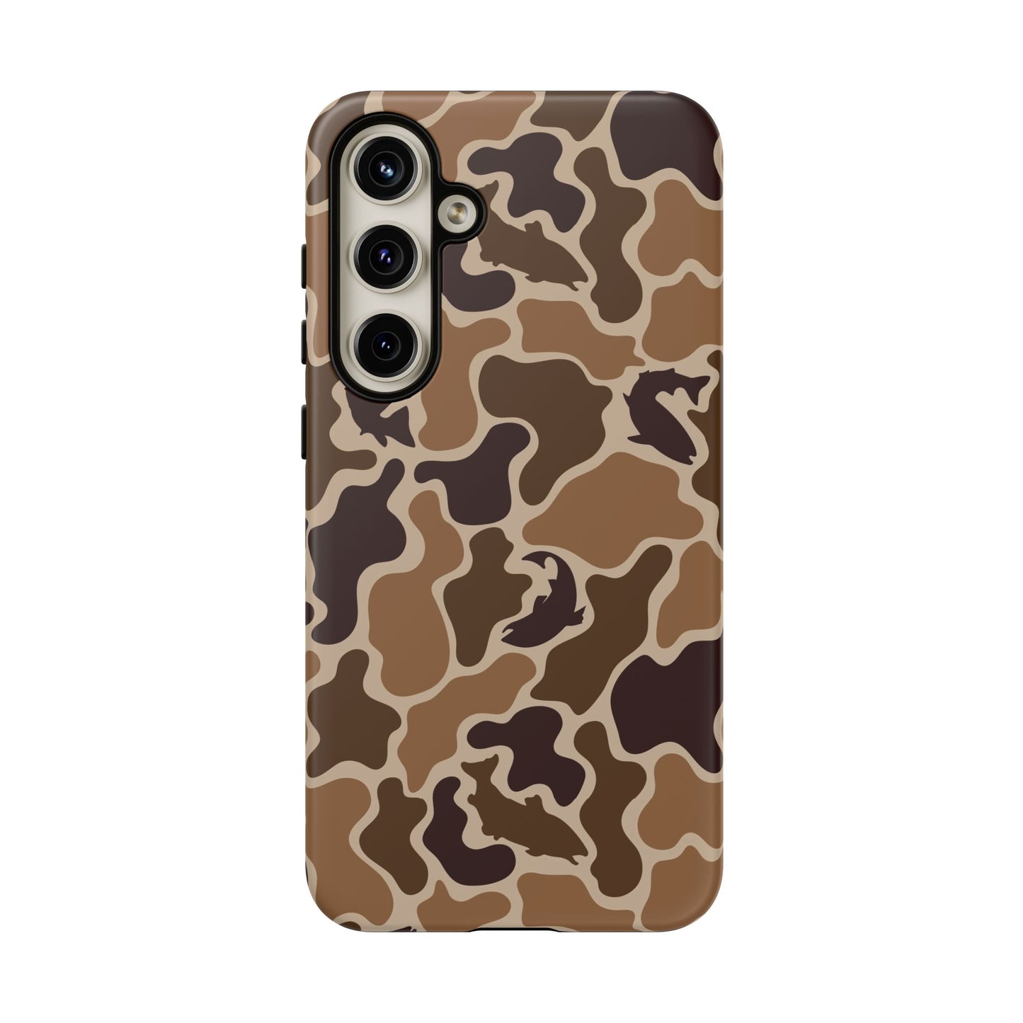 Brown Shark Camo design Tough Cases