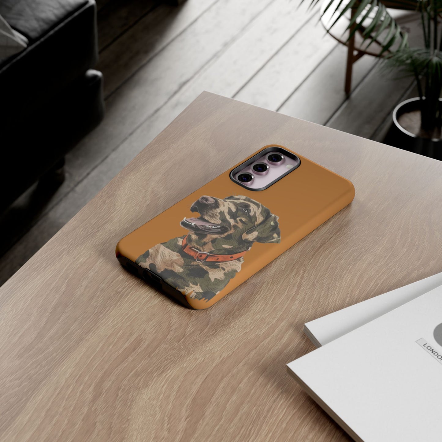 Camo Duck Dog custom design Tough Cases