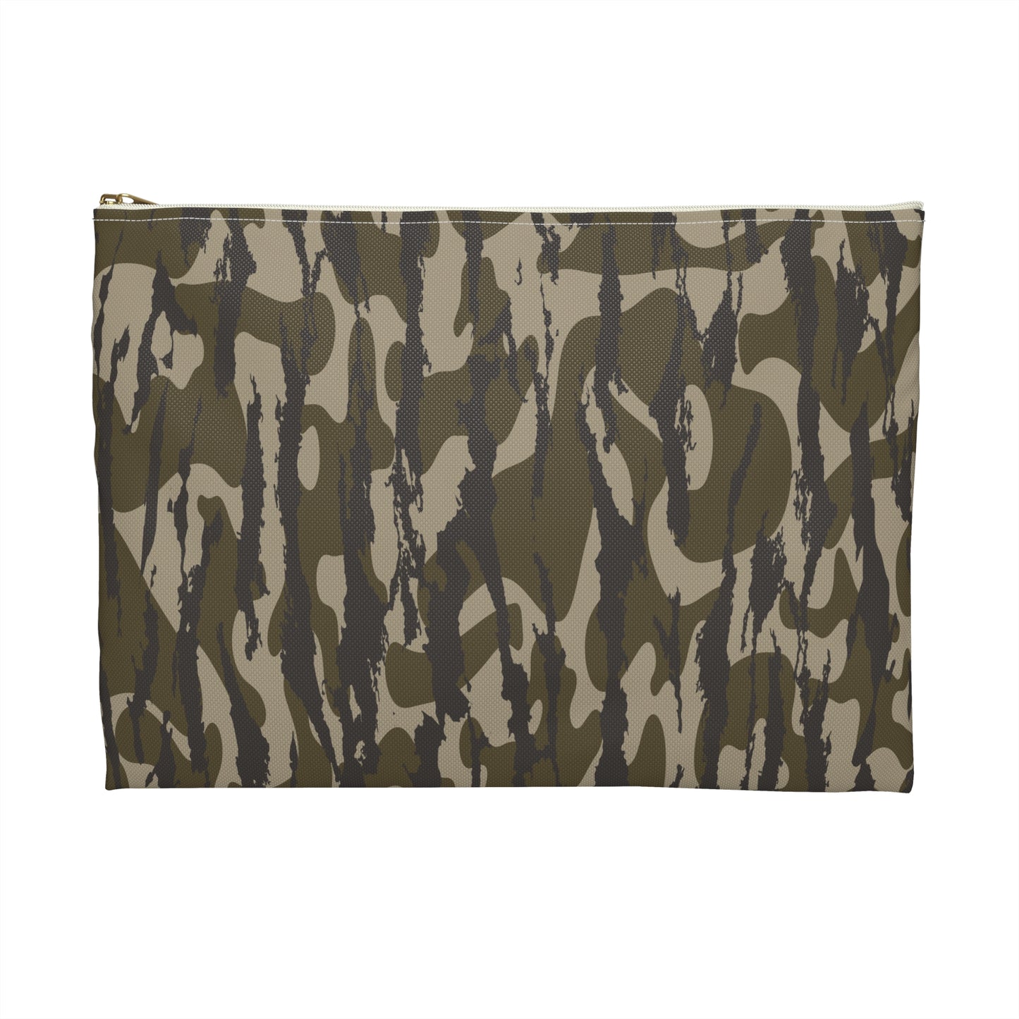 Bottomland Zip Pouch, Stylish Camo Makeup Bag, Travel Organizer, Army Green Zipper Pouch, Gift for Her, Storage Solution