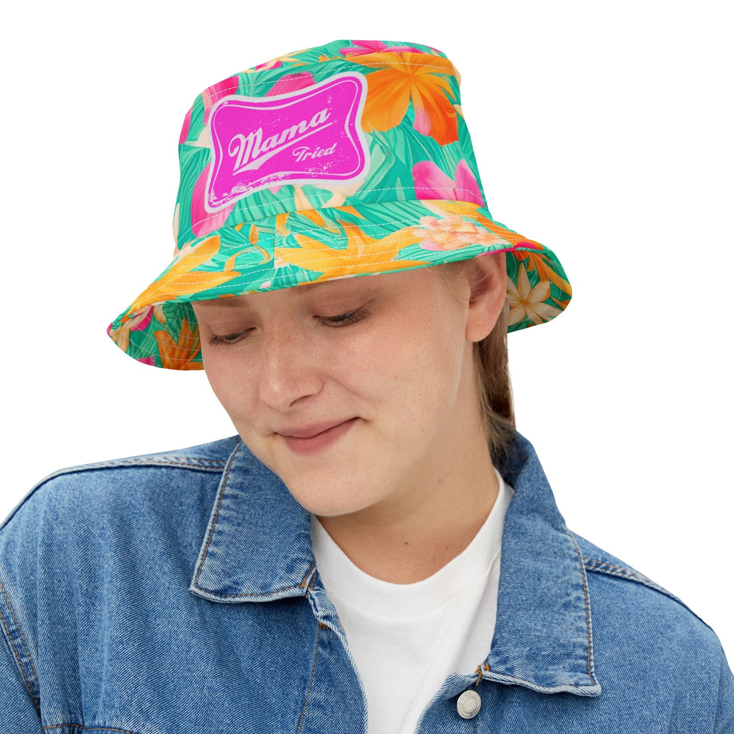 MAMA TRIED Bucket Hat (AOP)