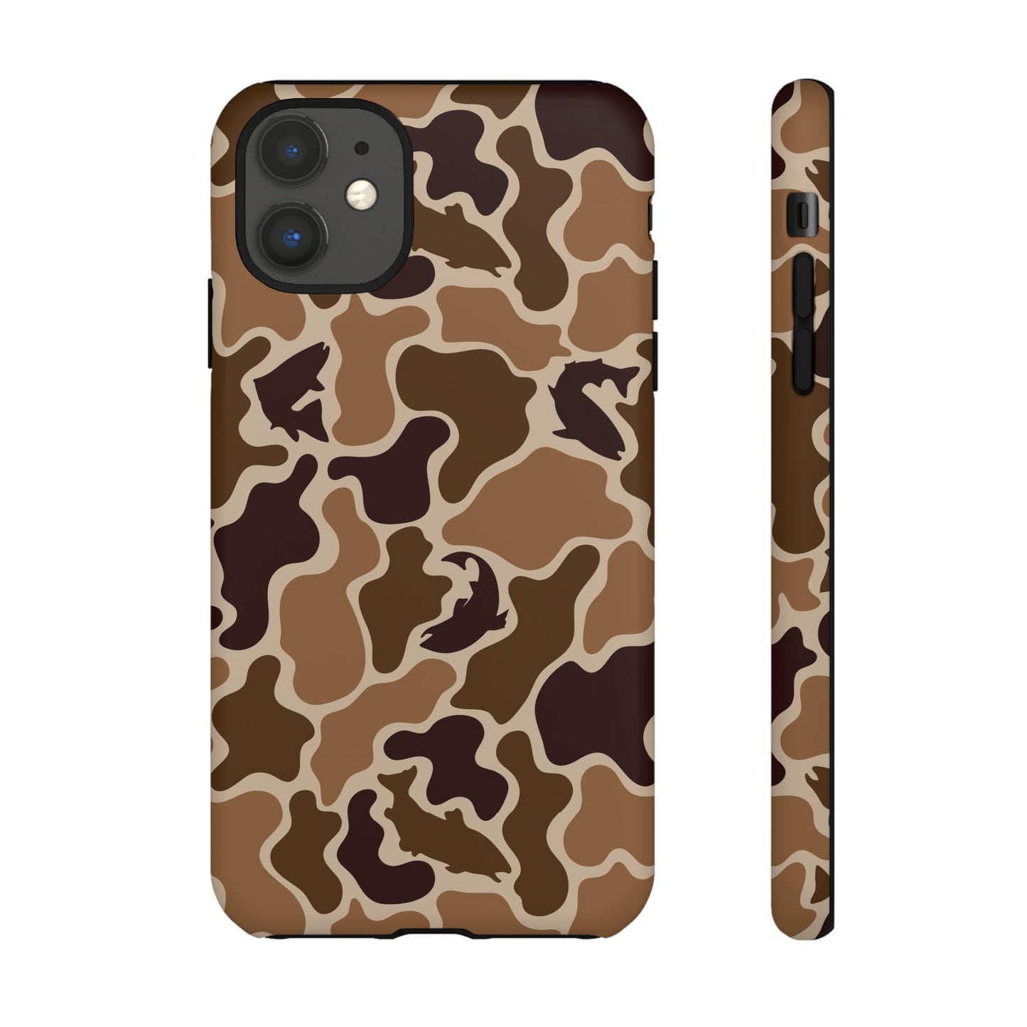 Brown Shark Camo design Tough Cases