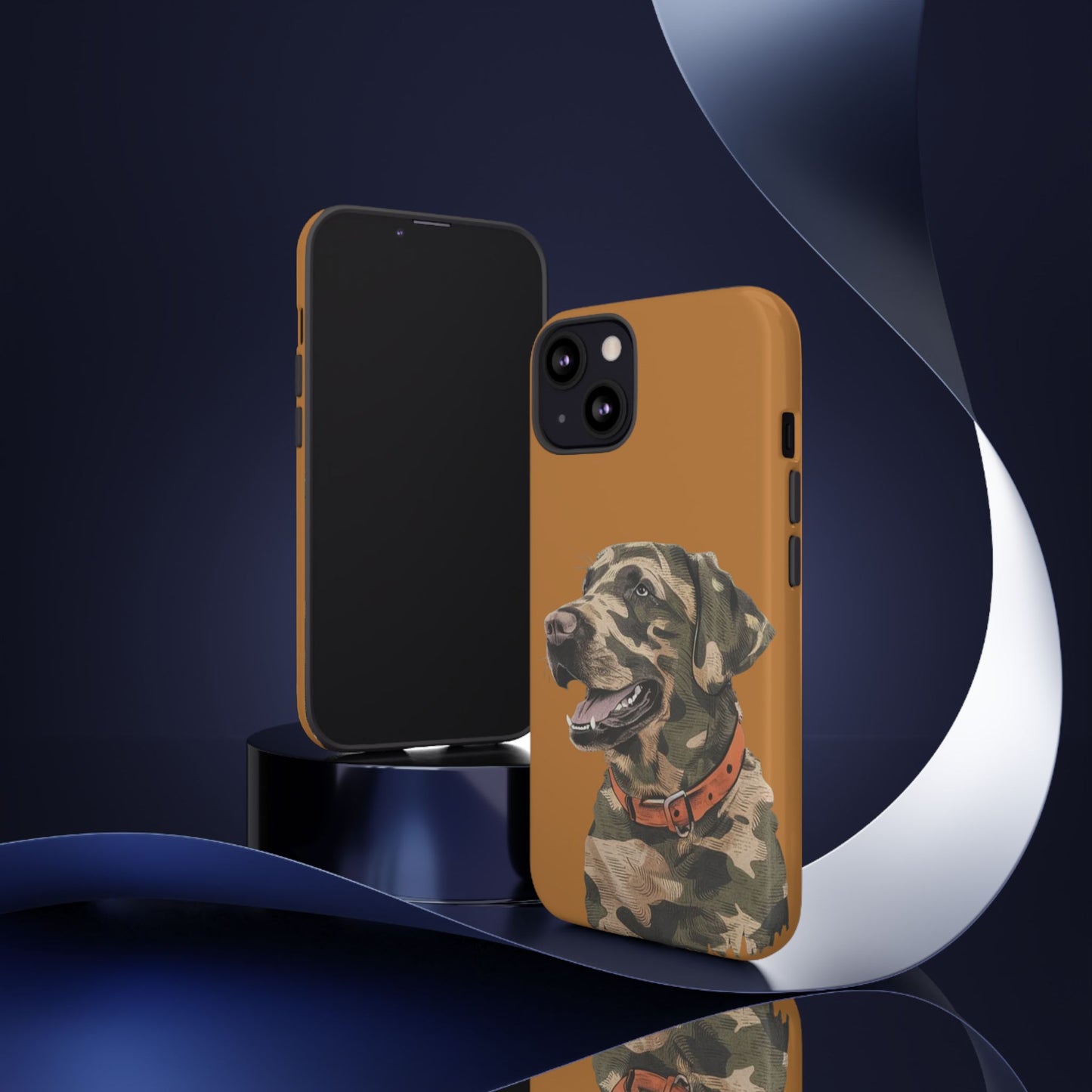 Camo Duck Dog custom design Tough Cases