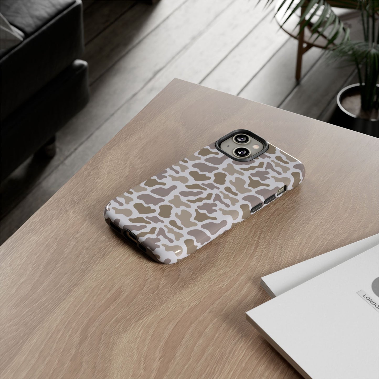 Grey Camo custom design Tough Cases