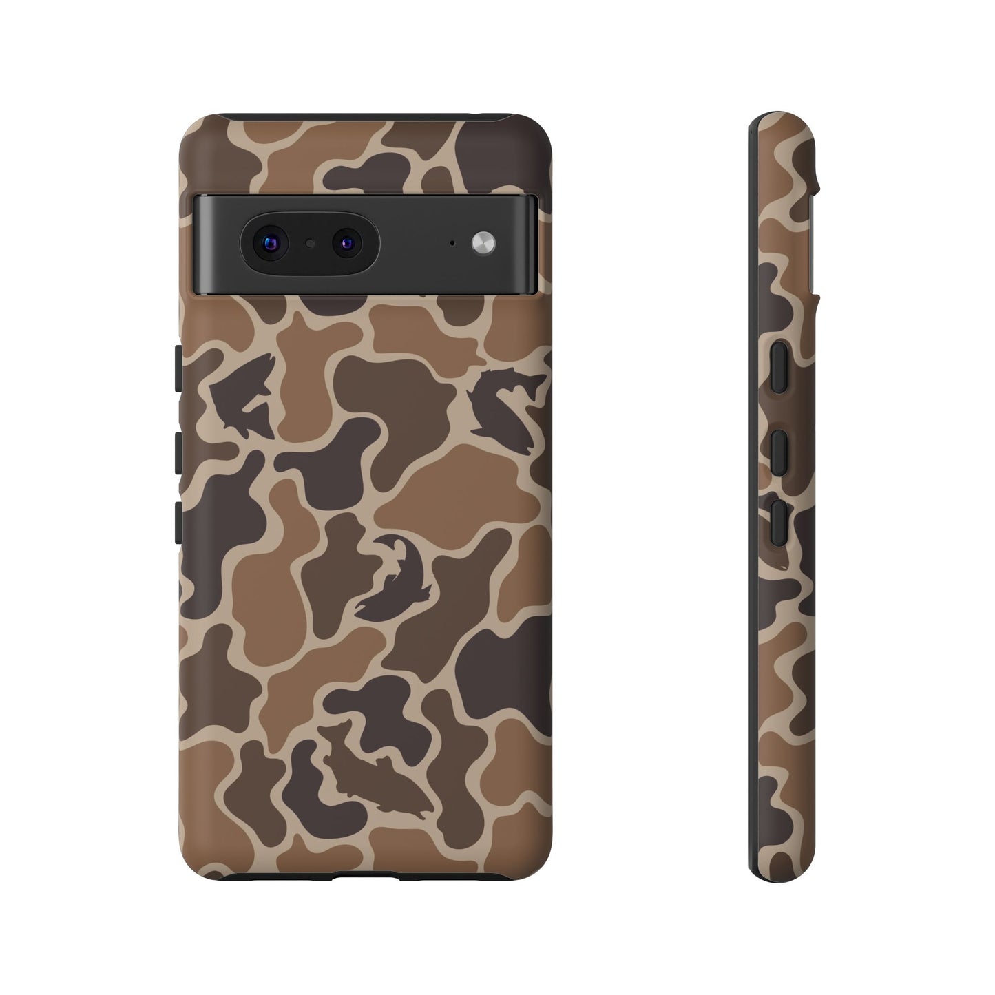 Brown Shark Camo design Tough Cases
