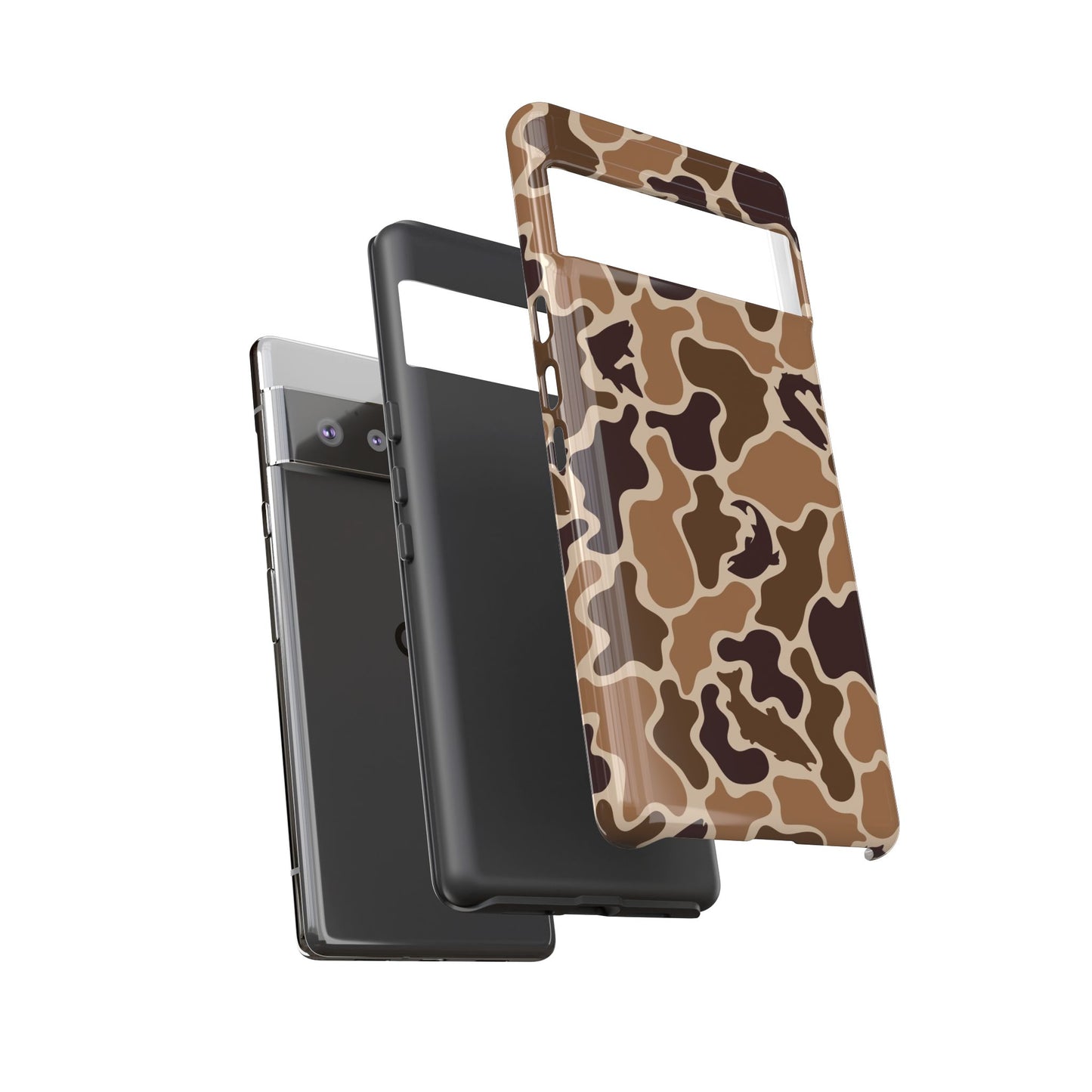 Brown Shark Camo design Tough Cases