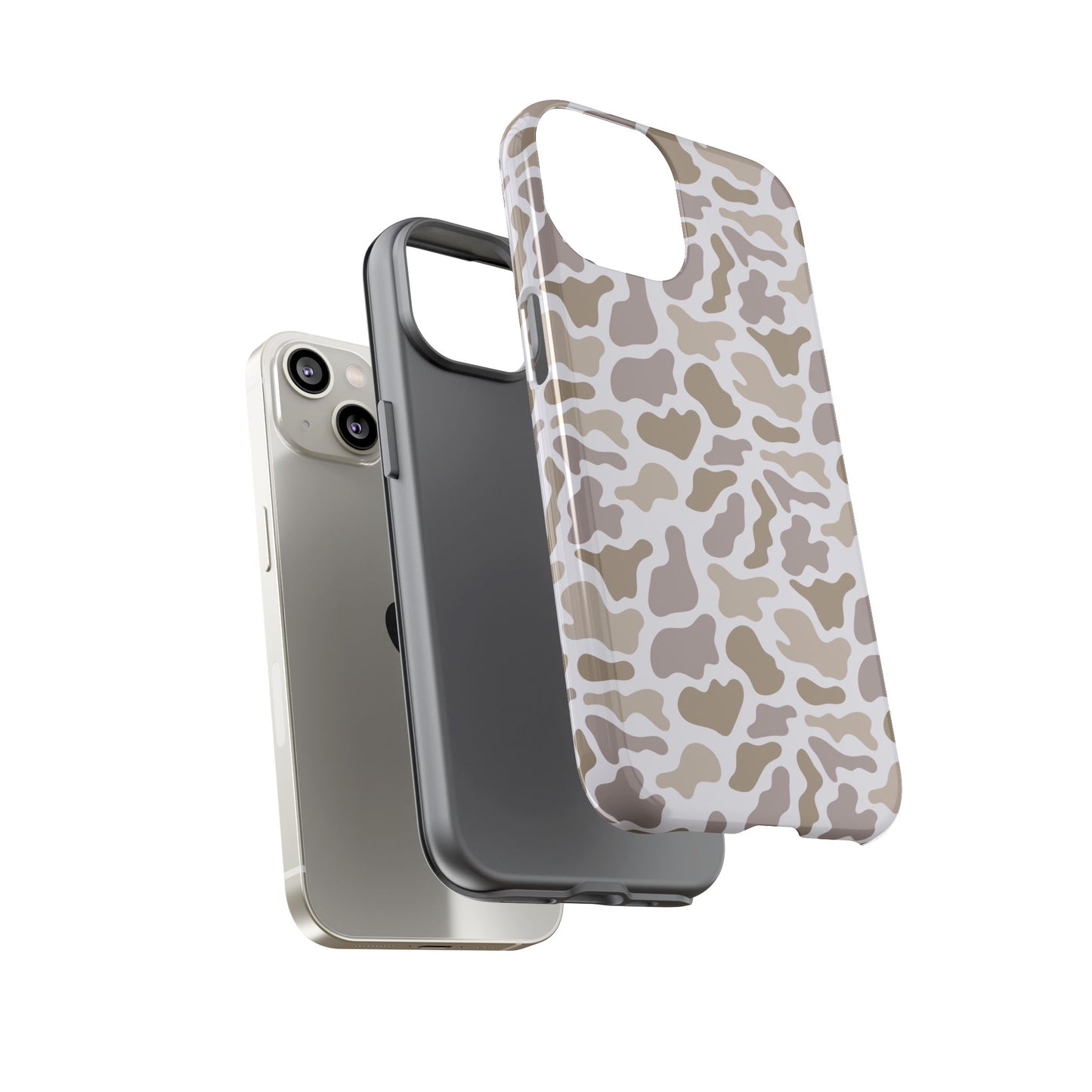 Grey Camo custom design Tough Cases
