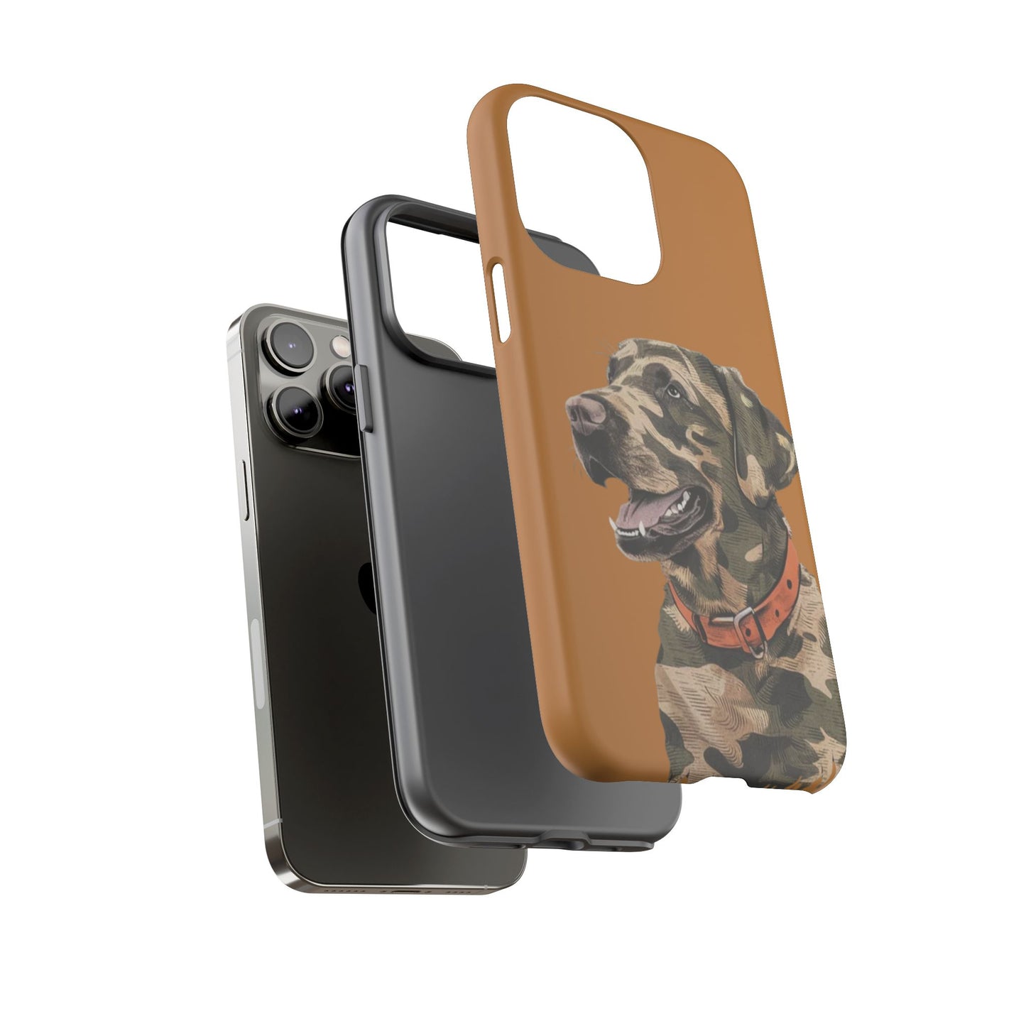 Camo Duck Dog custom design Tough Cases