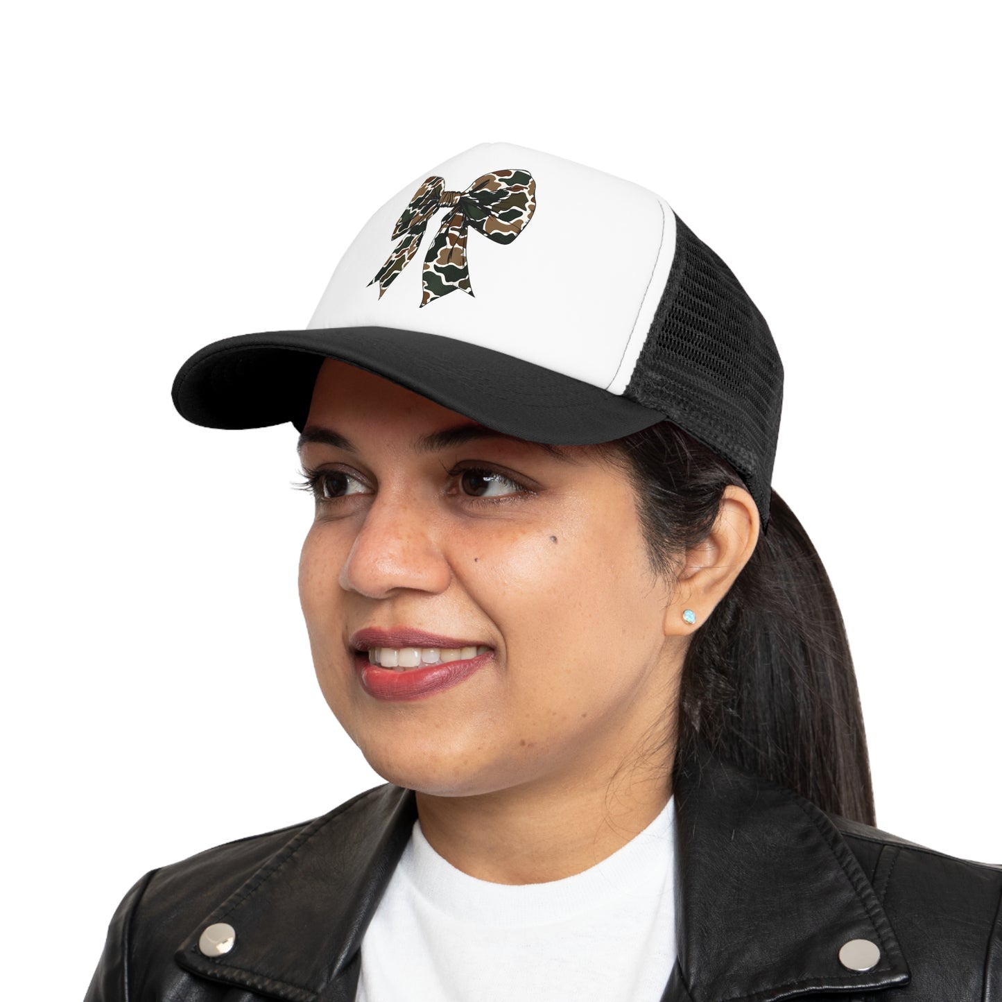 Old school camo bow Women’s Mesh Hat