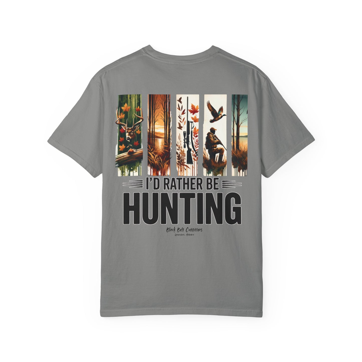 I Would Rather Be Hunting Unisex T-Shirt, Perfect for Gifts, Father's Day, Golf Events, Casual Wear, Comfortable Tee