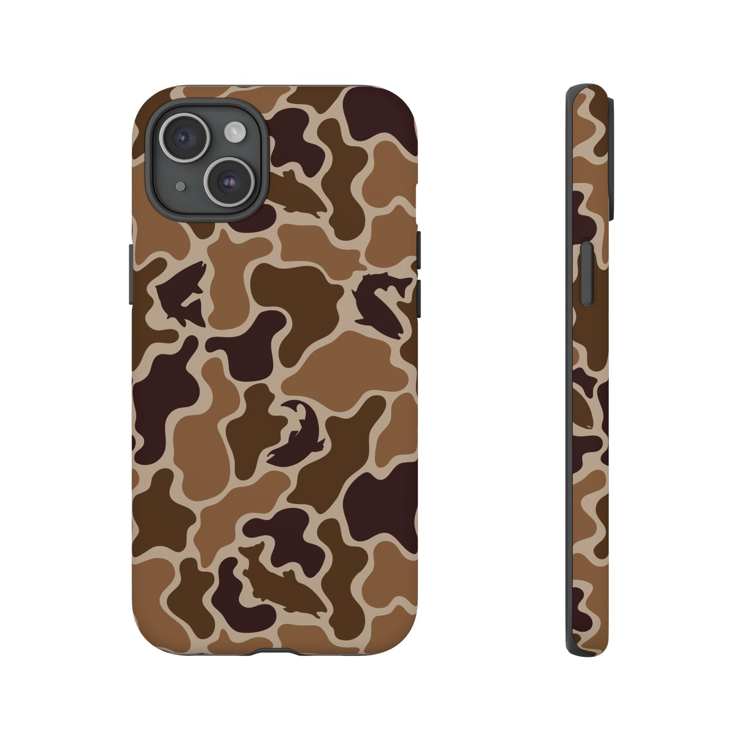 Brown Shark Camo design Tough Cases