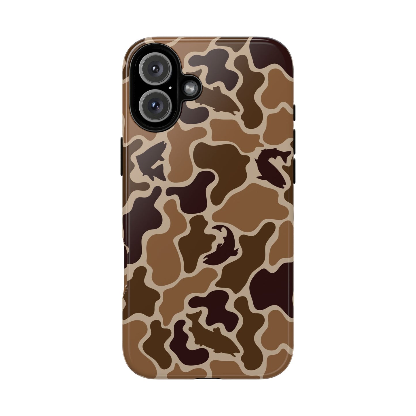 Brown Shark Camo design Tough Cases