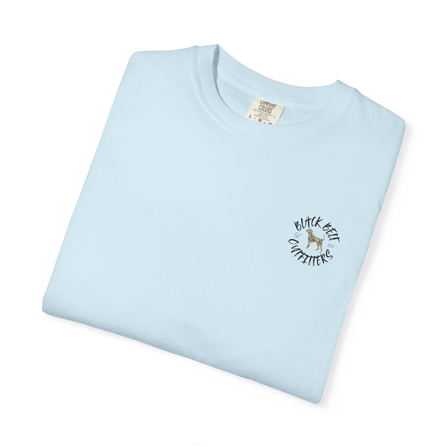 Golf Theme American Flag Unisex Garment-Dyed T-shirt