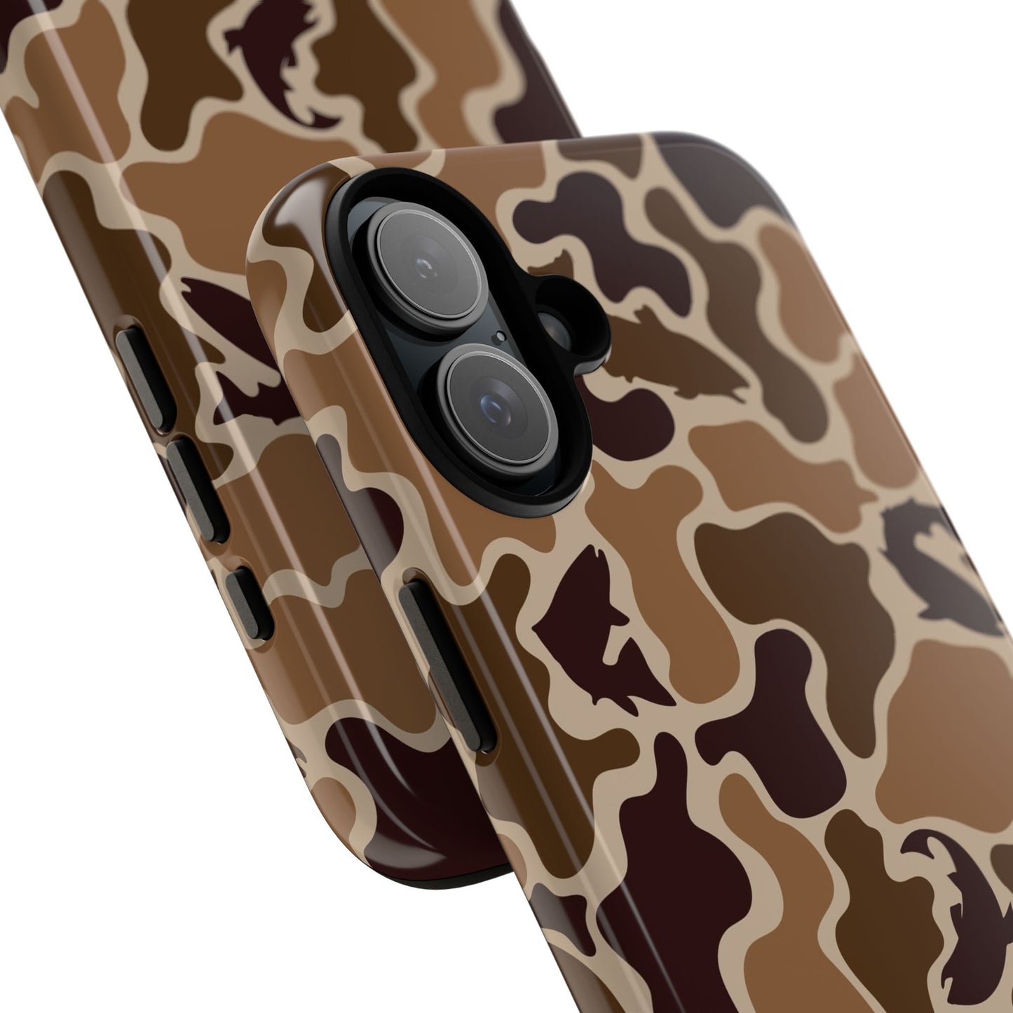 Brown Shark Camo design Tough Cases