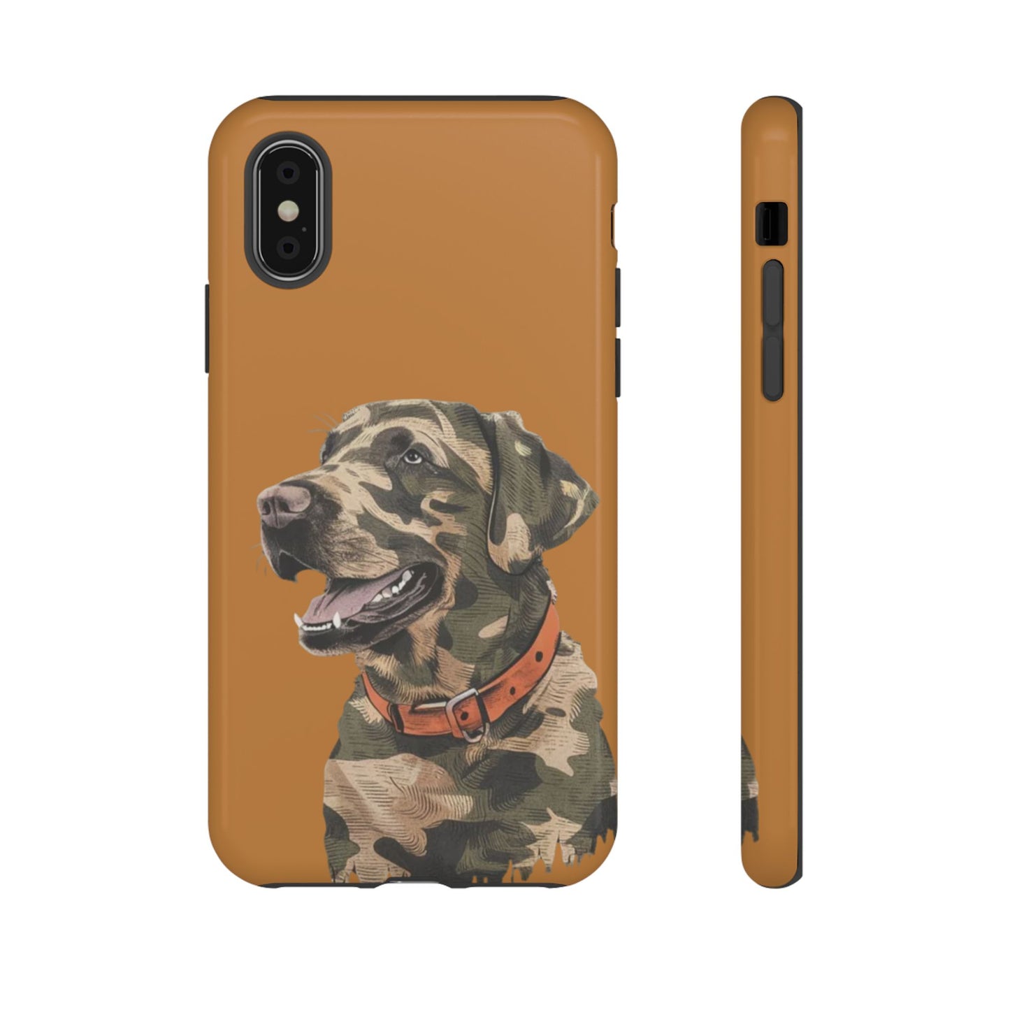 Camo Duck Dog custom design Tough Cases