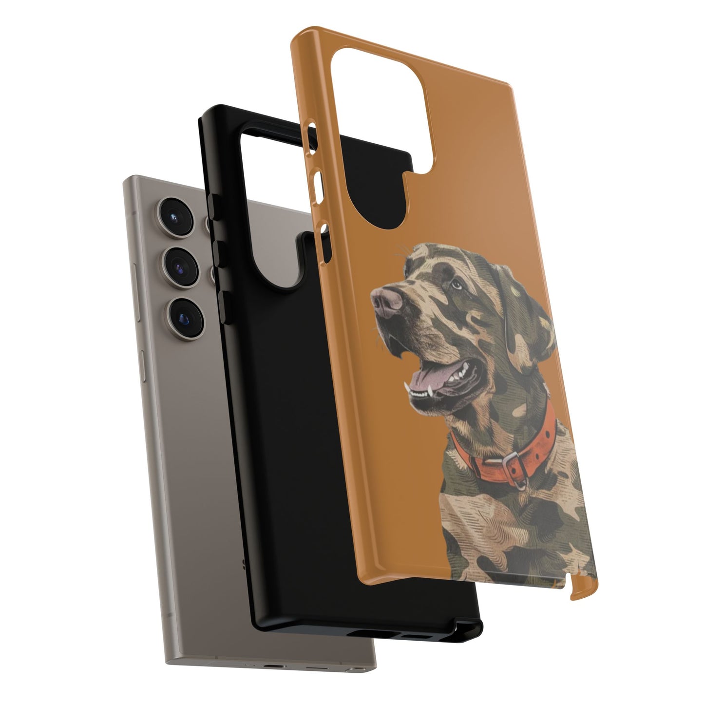 Camo Duck Dog custom design Tough Cases