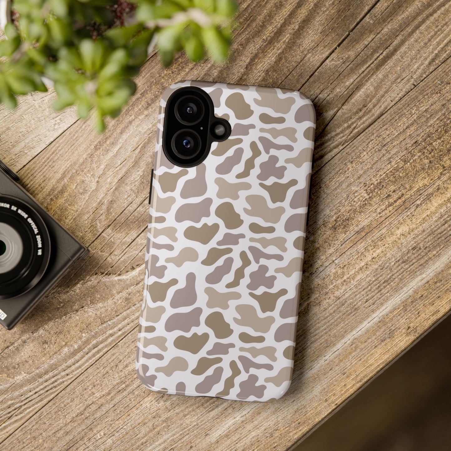 Grey Camo custom design Tough Cases