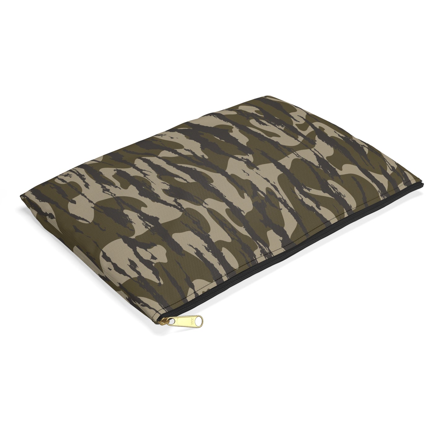 Bottomland Zip Pouch, Stylish Camo Makeup Bag, Travel Organizer, Army Green Zipper Pouch, Gift for Her, Storage Solution