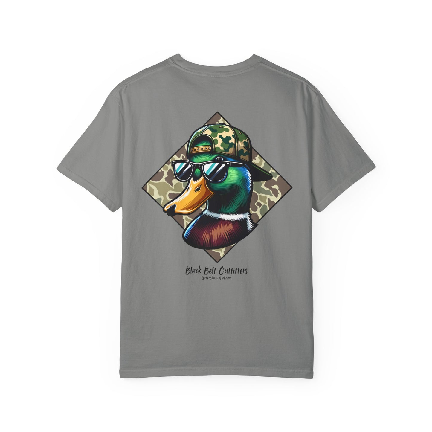 DUCK CAMO HAT Unisex Garment-Dyed Pocket T-Shirt