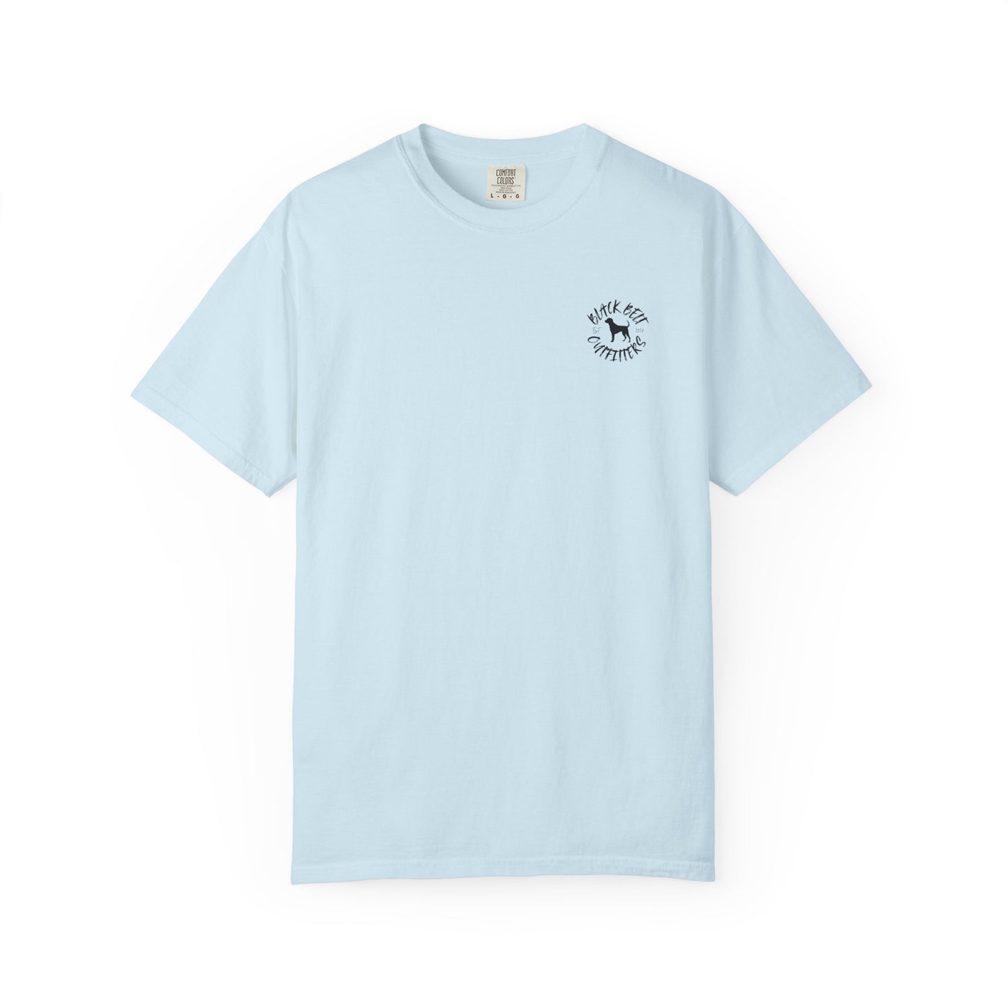 Black Belt Outfitters Camo Logo Unisex Garment-Dyed Pocket T-Shirt