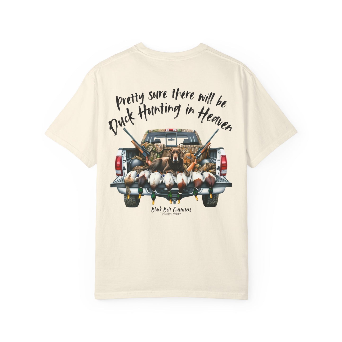 Duck Hunting in Heaven Unisex Garment-Dyed T-shirt
