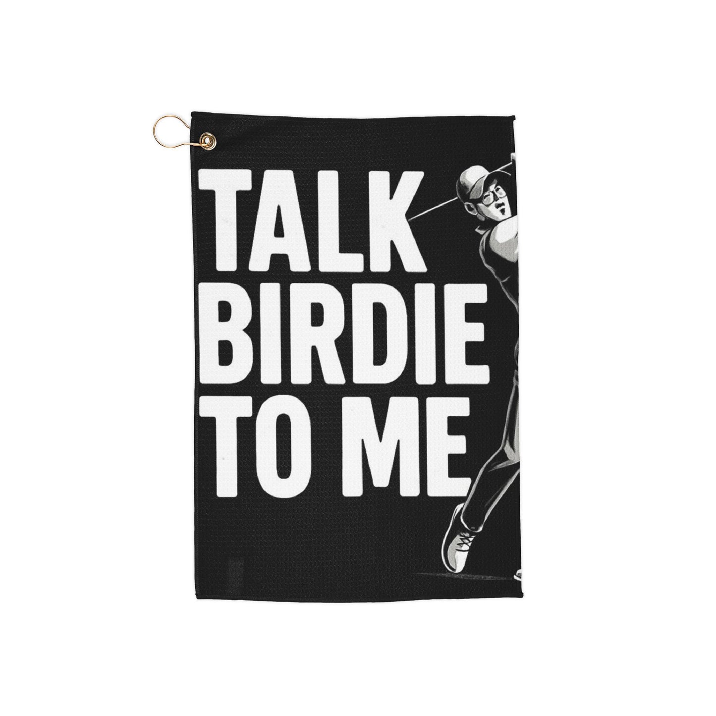 Golf Towels - 'Talk Birdie to Me' Design - Perfect Gift for Golf Enthusiasts