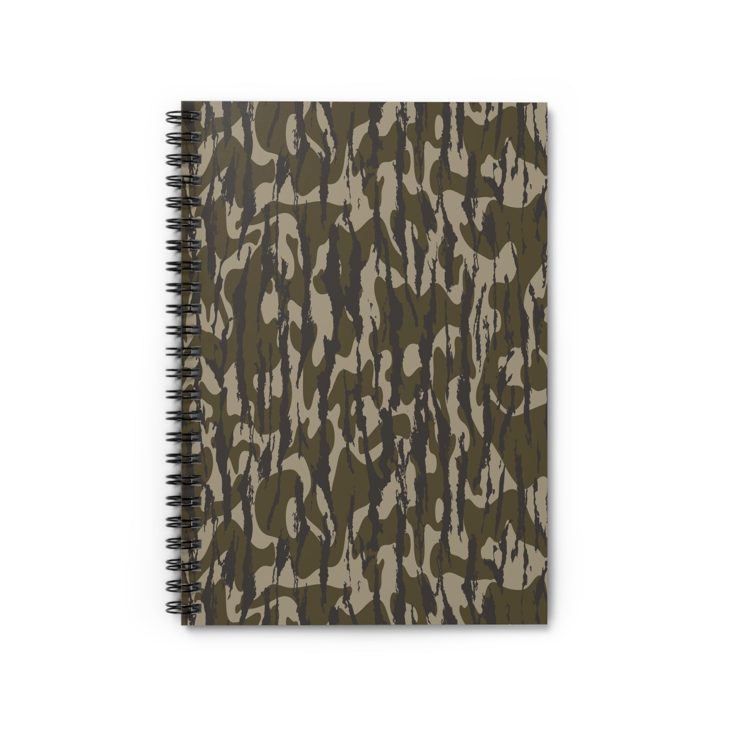 Bottomland Camo Spiral Notebook | Stylish Ruled Journal for Students, Nature Lovers, Gifts for Soldiers, Outdoor Enthusiasts, Road Trips