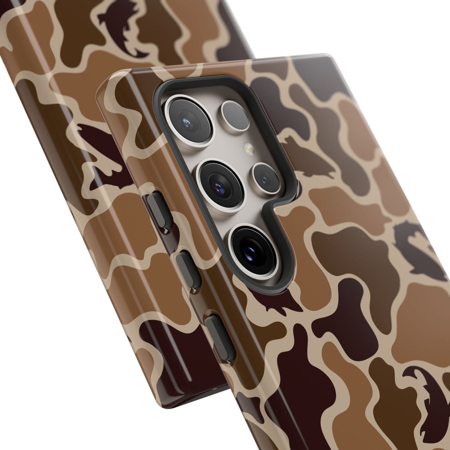 Brown Shark Camo design Tough Cases