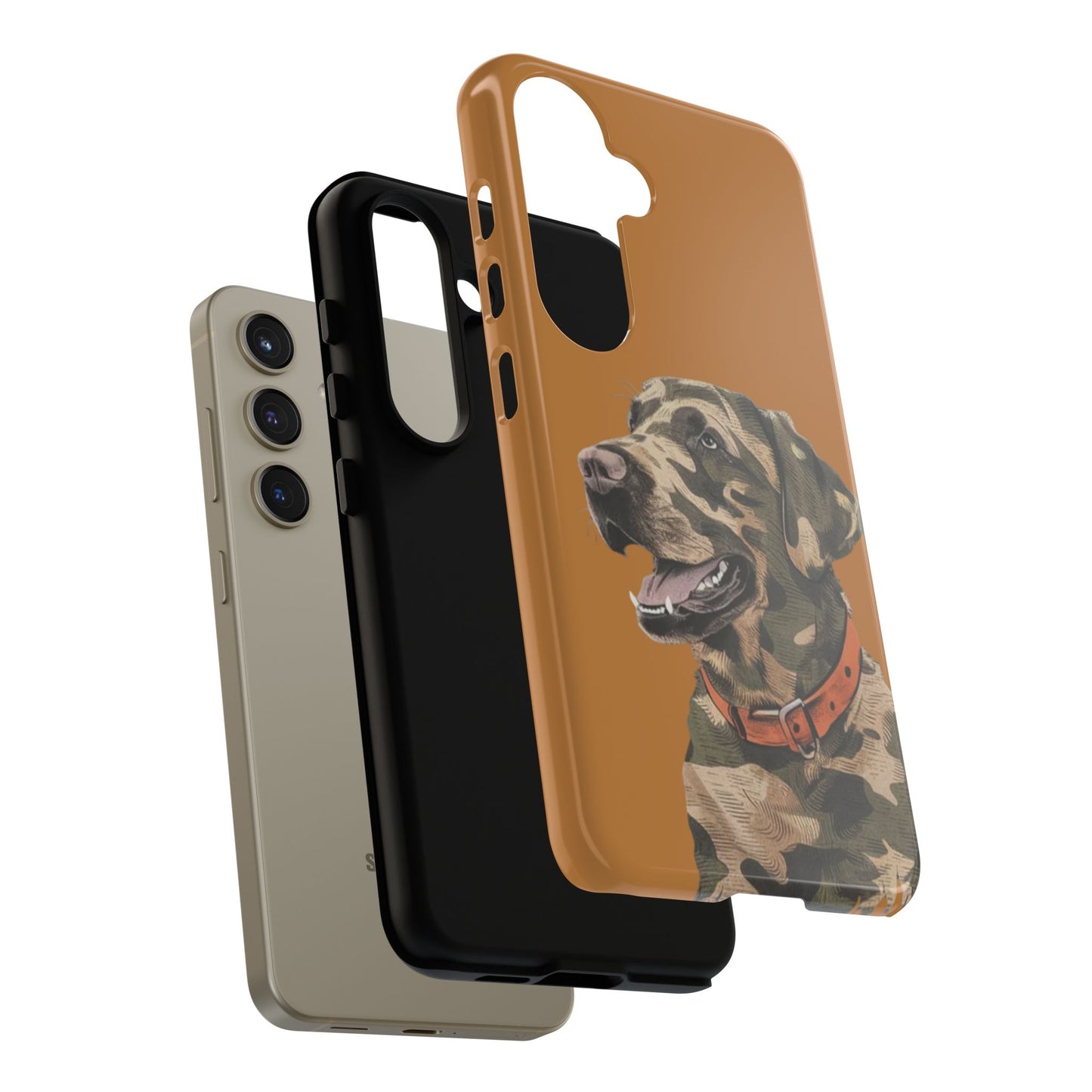 Camo Duck Dog custom design Tough Cases