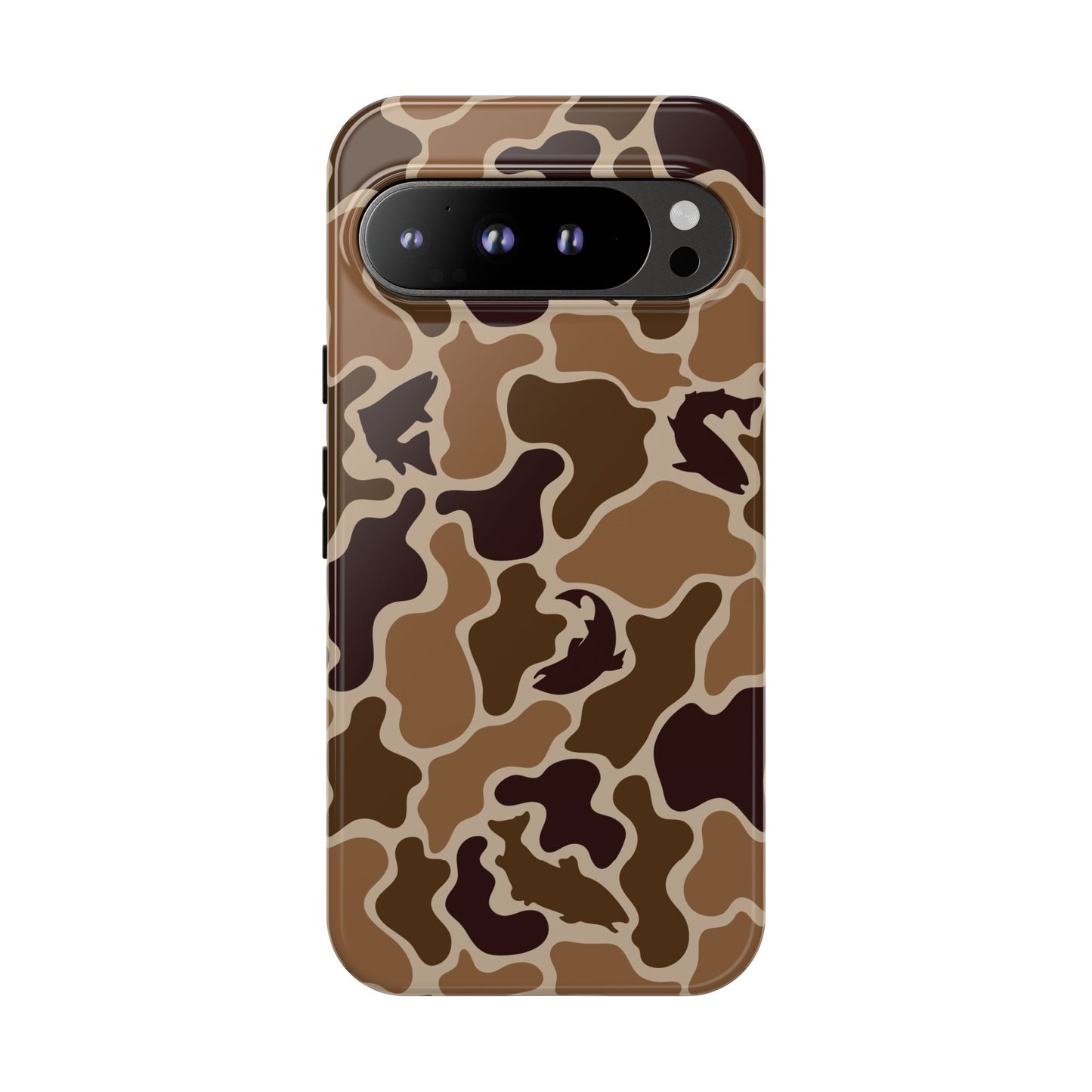 Brown Shark Camo design Tough Cases